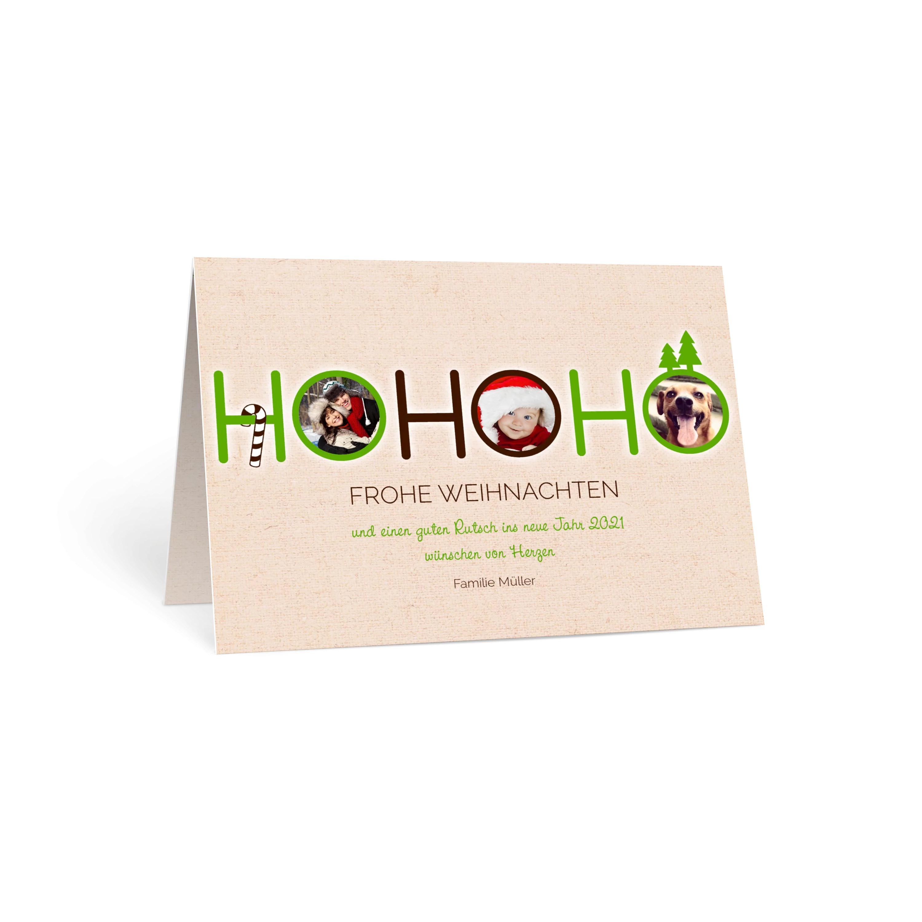 Hohoho Grußkarte