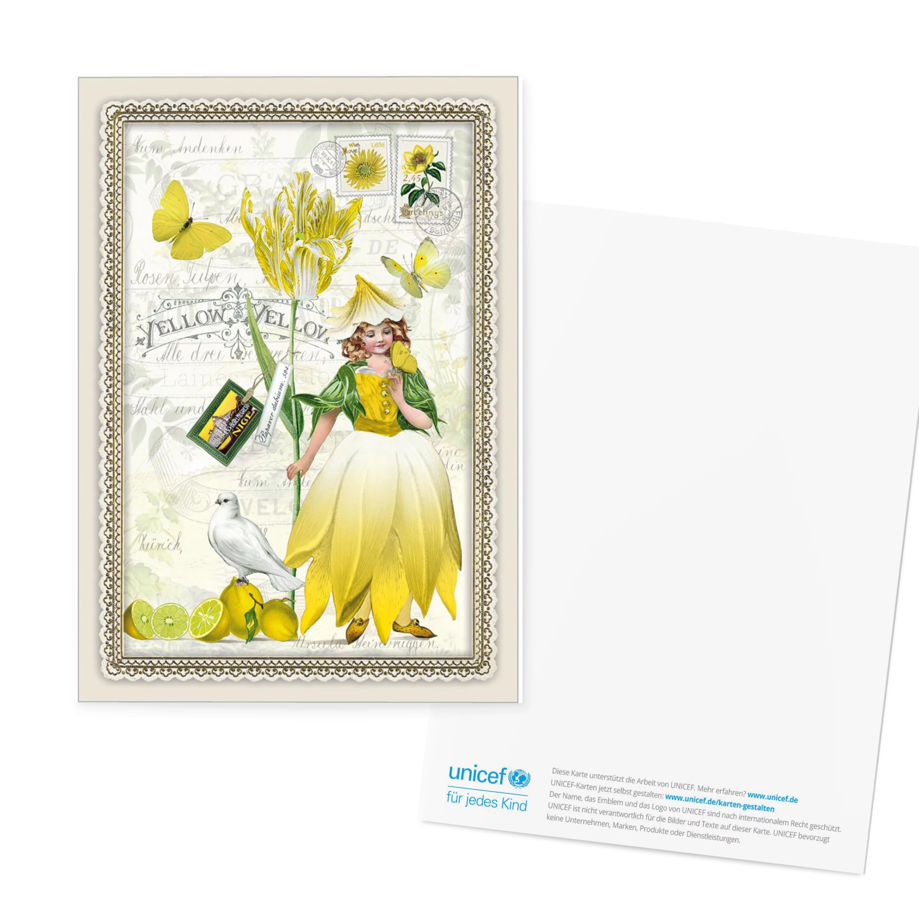 Blumenkarte Elfe