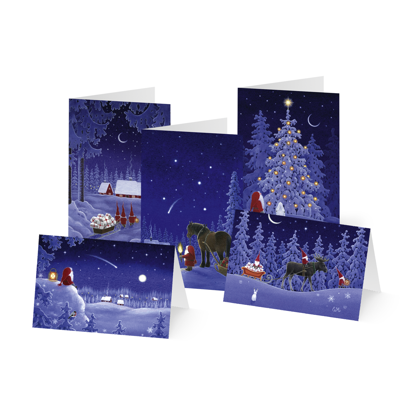 Weihnachtskarte „Winterliche Vorfreude“ kaufen im UNICEF Grußkartenshop. Bild 6