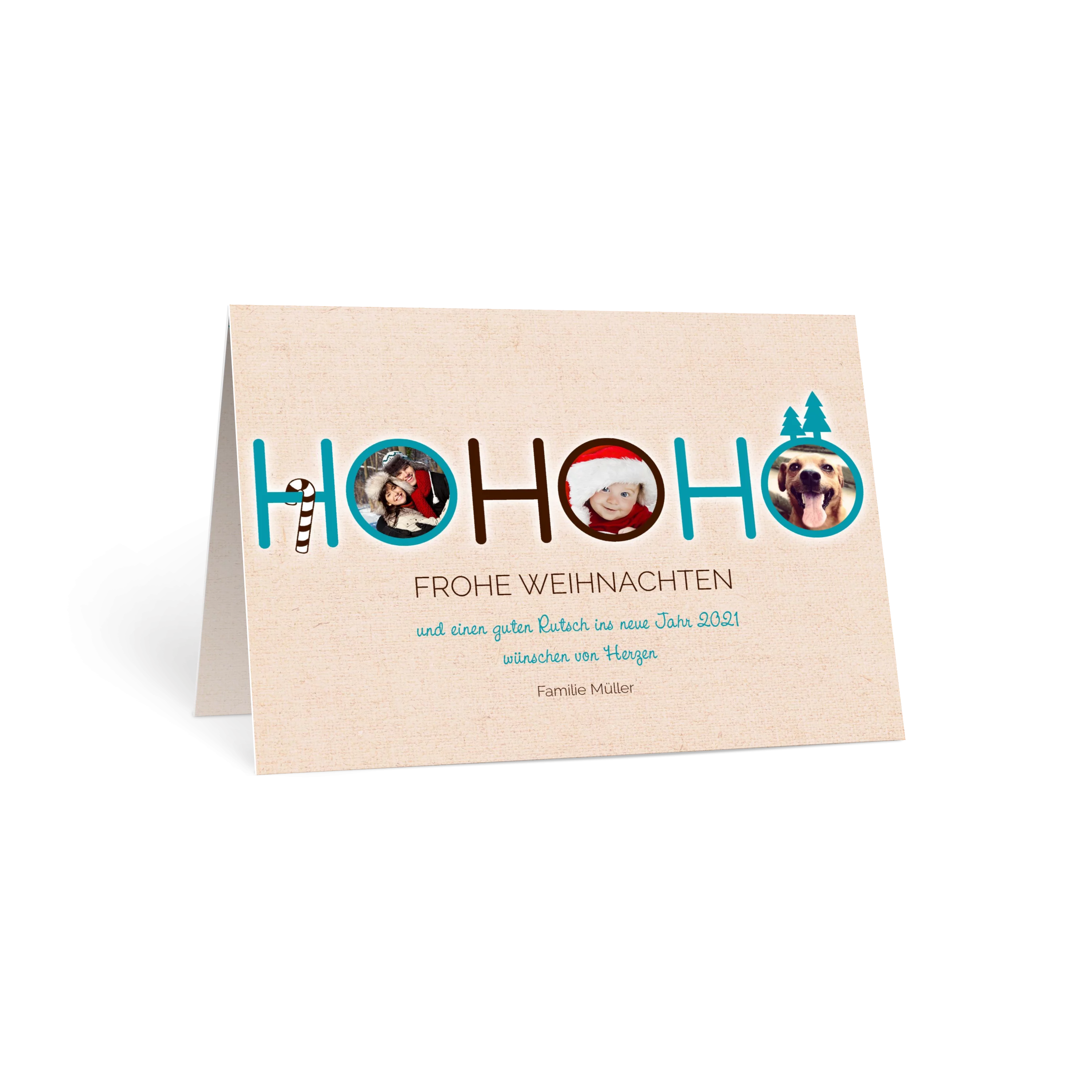 Hohoho Grußkarte