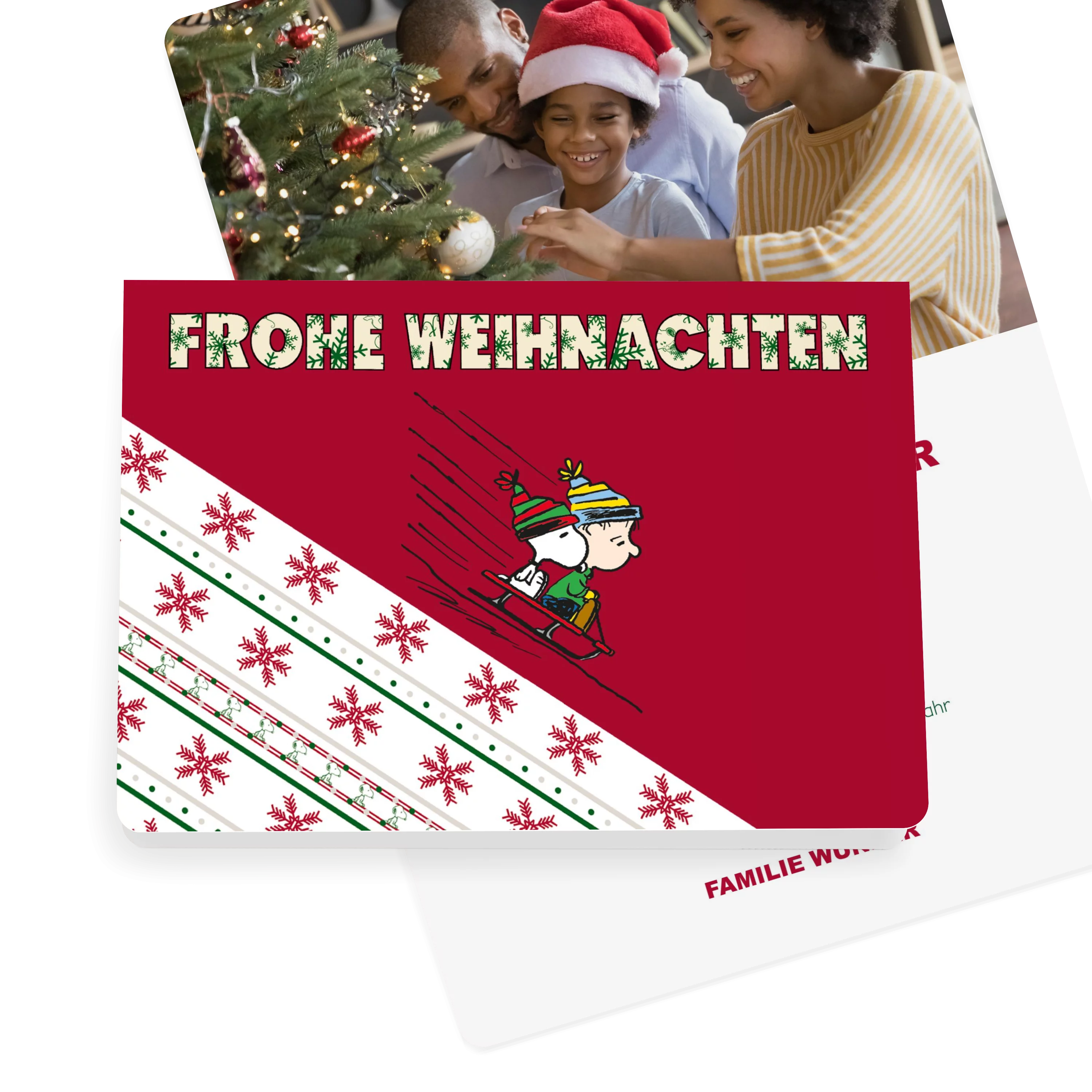 Peanuts Schlittenfahrt
