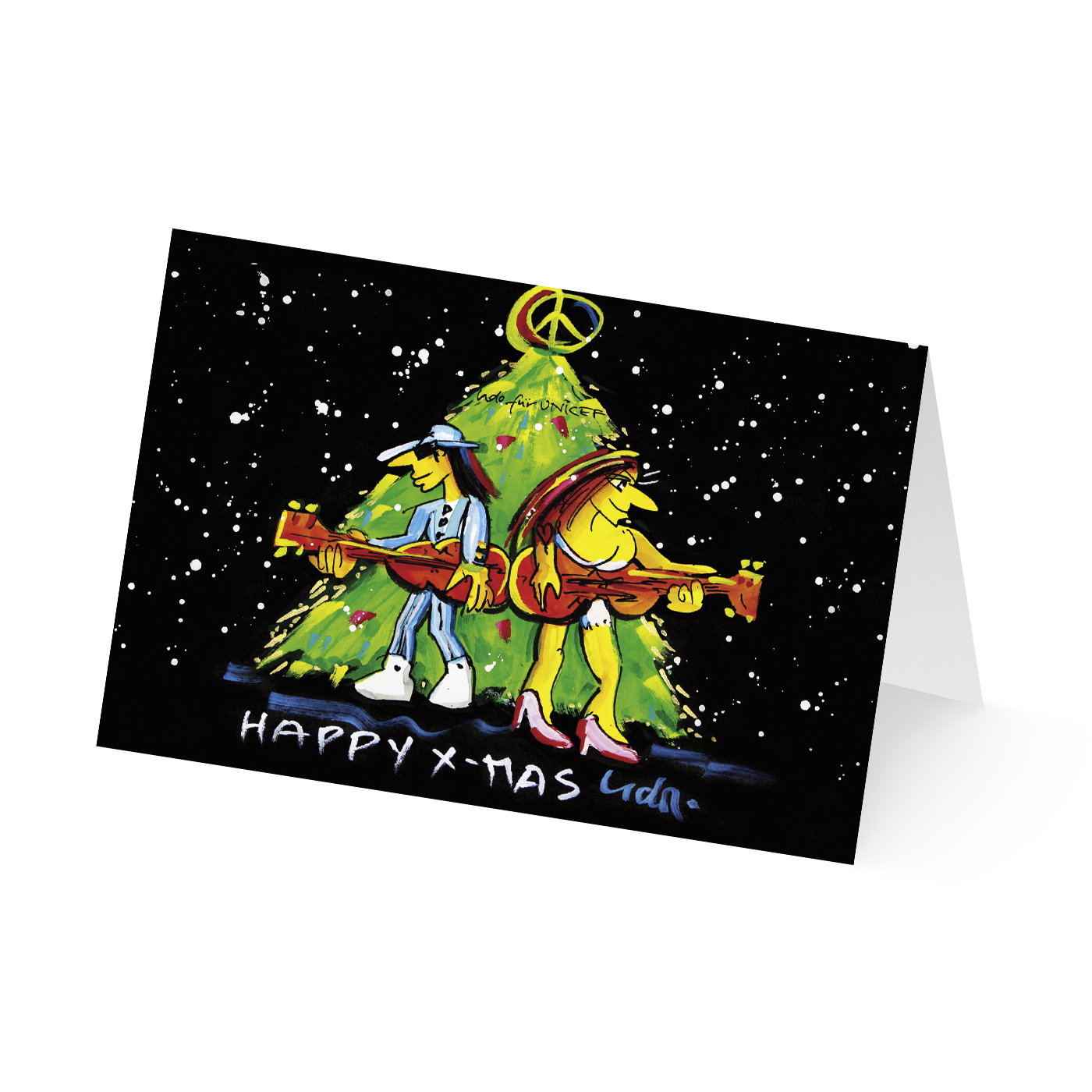 Weihnachtskarte „Udo Lindenberg Mix 2023“ kaufen im UNICEF Grußkartenshop. Bild 8