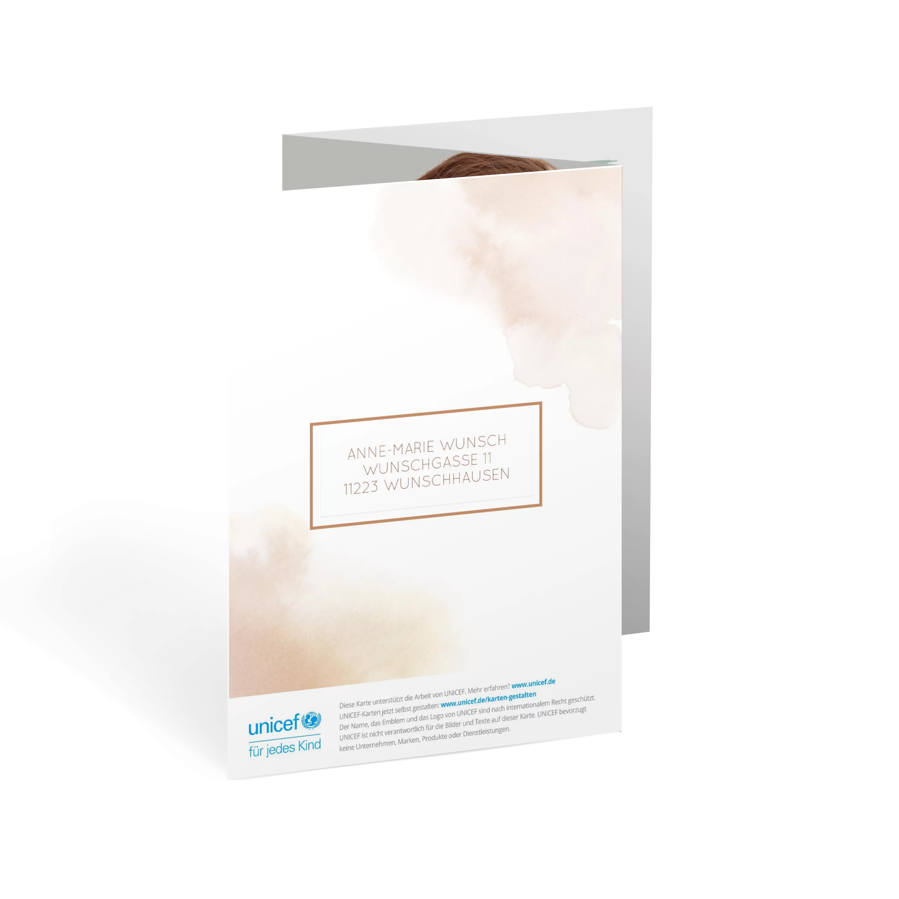 Sanfte Wasserfarben Danke