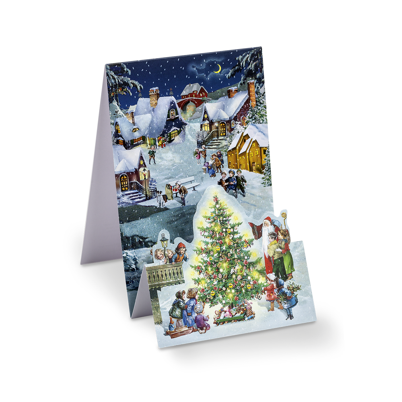 Weihnachtskarte „Weihnachten in 3D“ kaufen im UNICEF Grußkartenshop. Bild 5