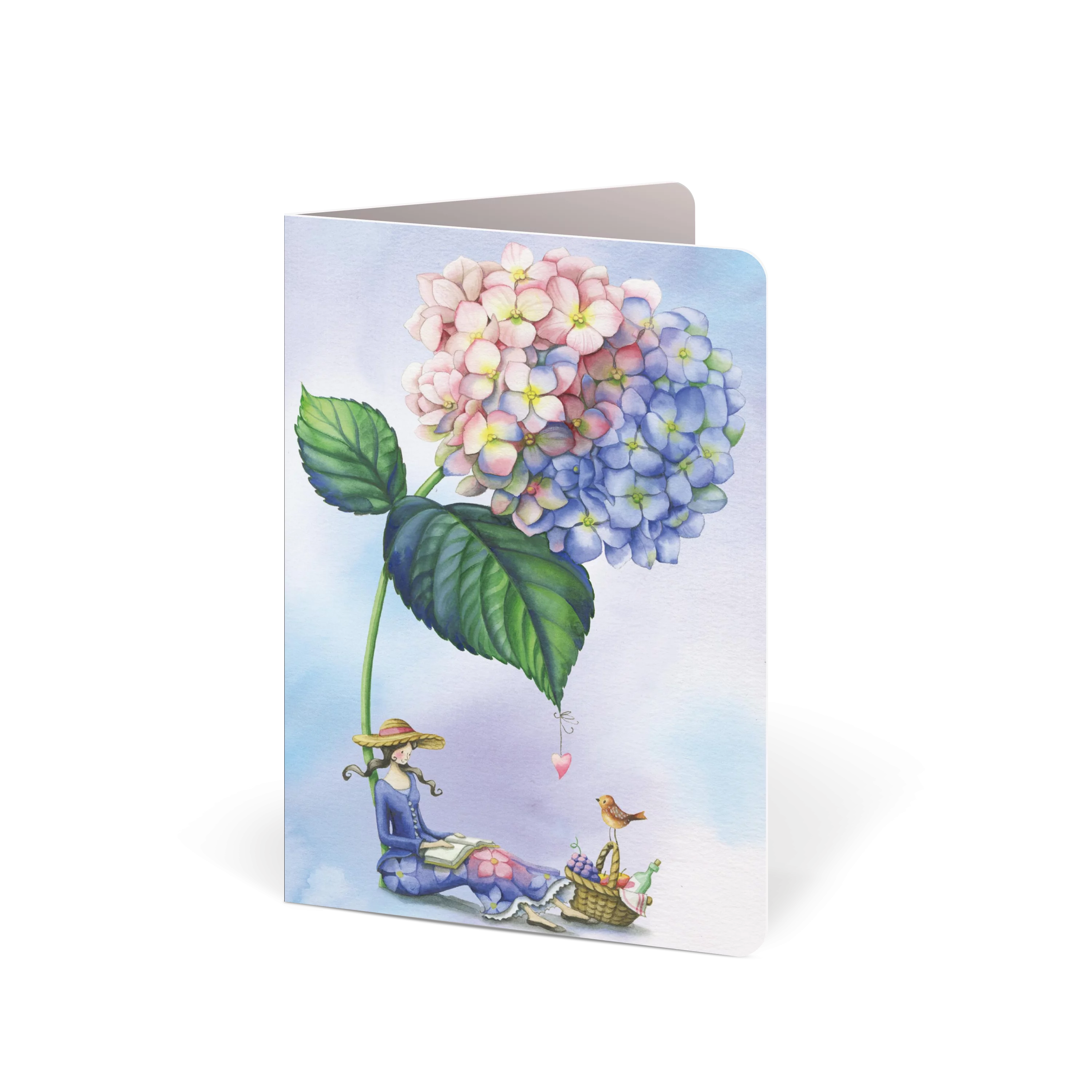Blumenkarte Hortensie