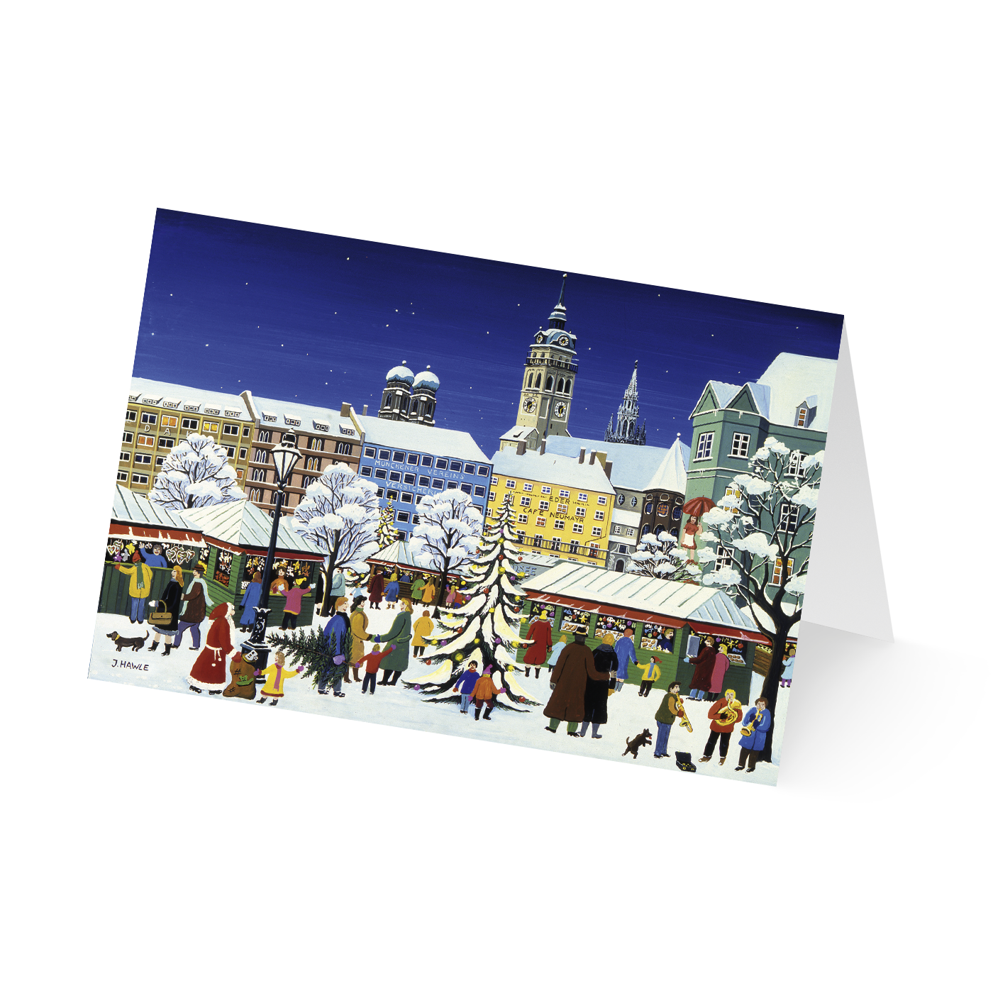 Weihnachtskarte „Weiße Weihnachten“ kaufen im UNICEF Grußkartenshop. Bild 5
