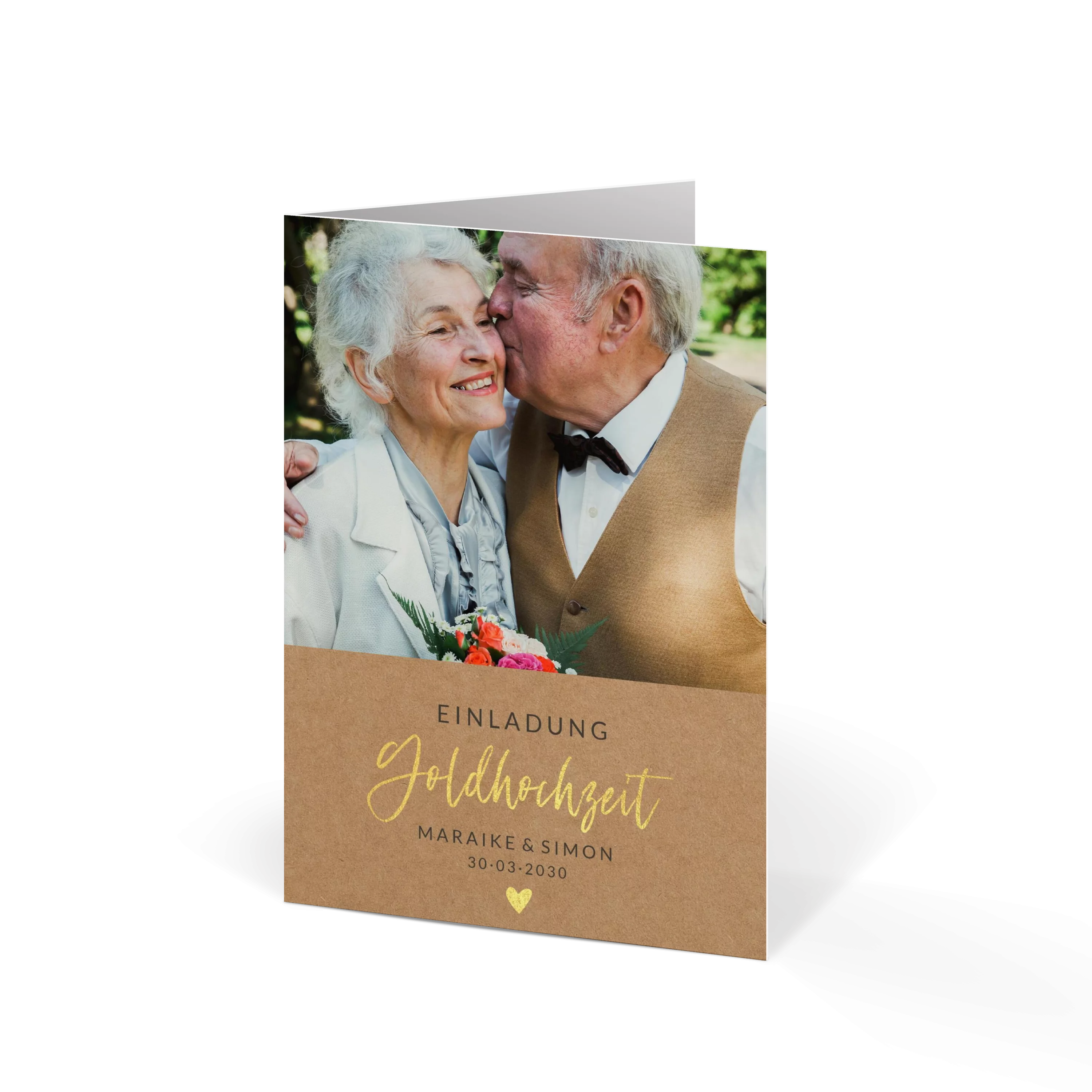 Rustikal Goldhochzeit