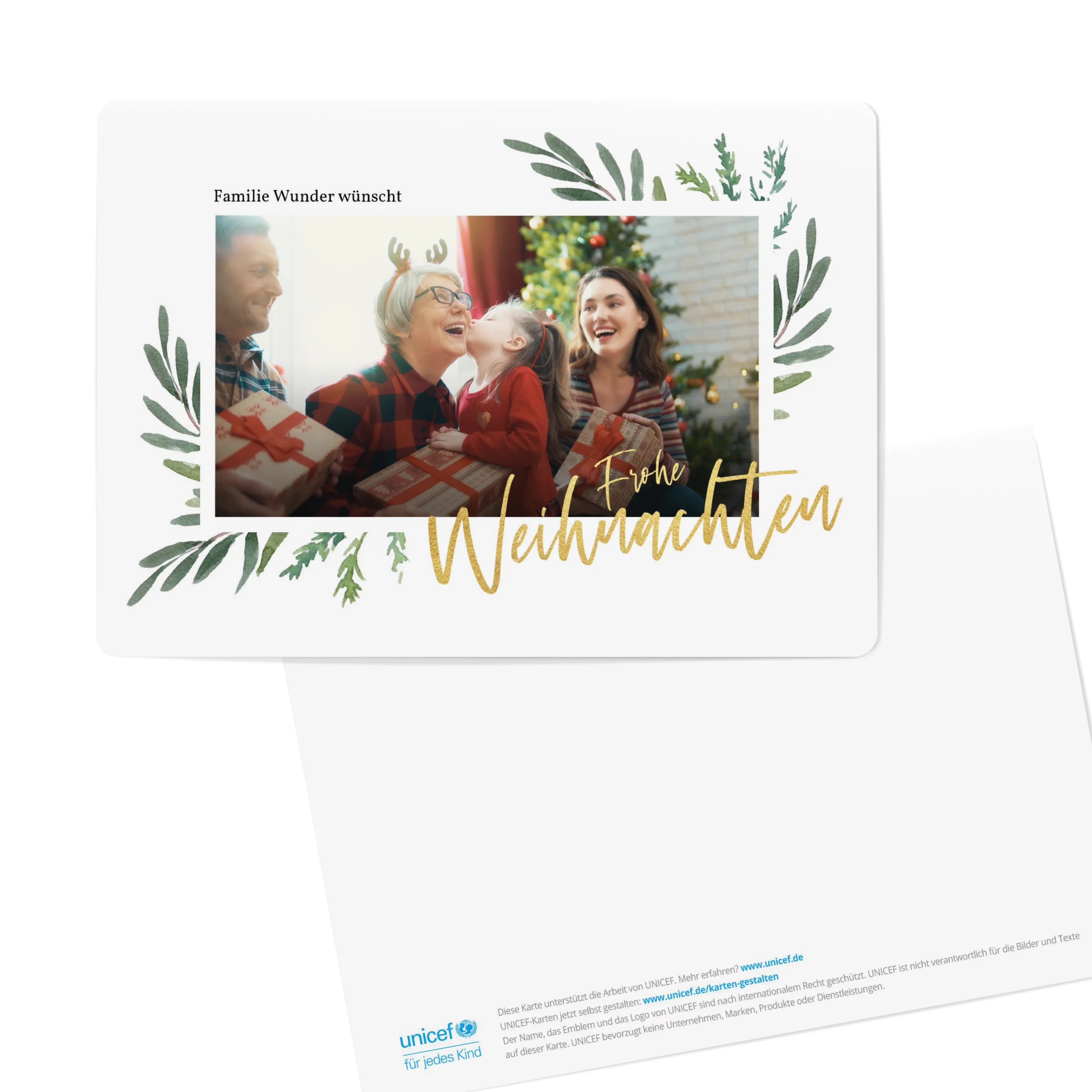 Aquarellzweige Weihnachten