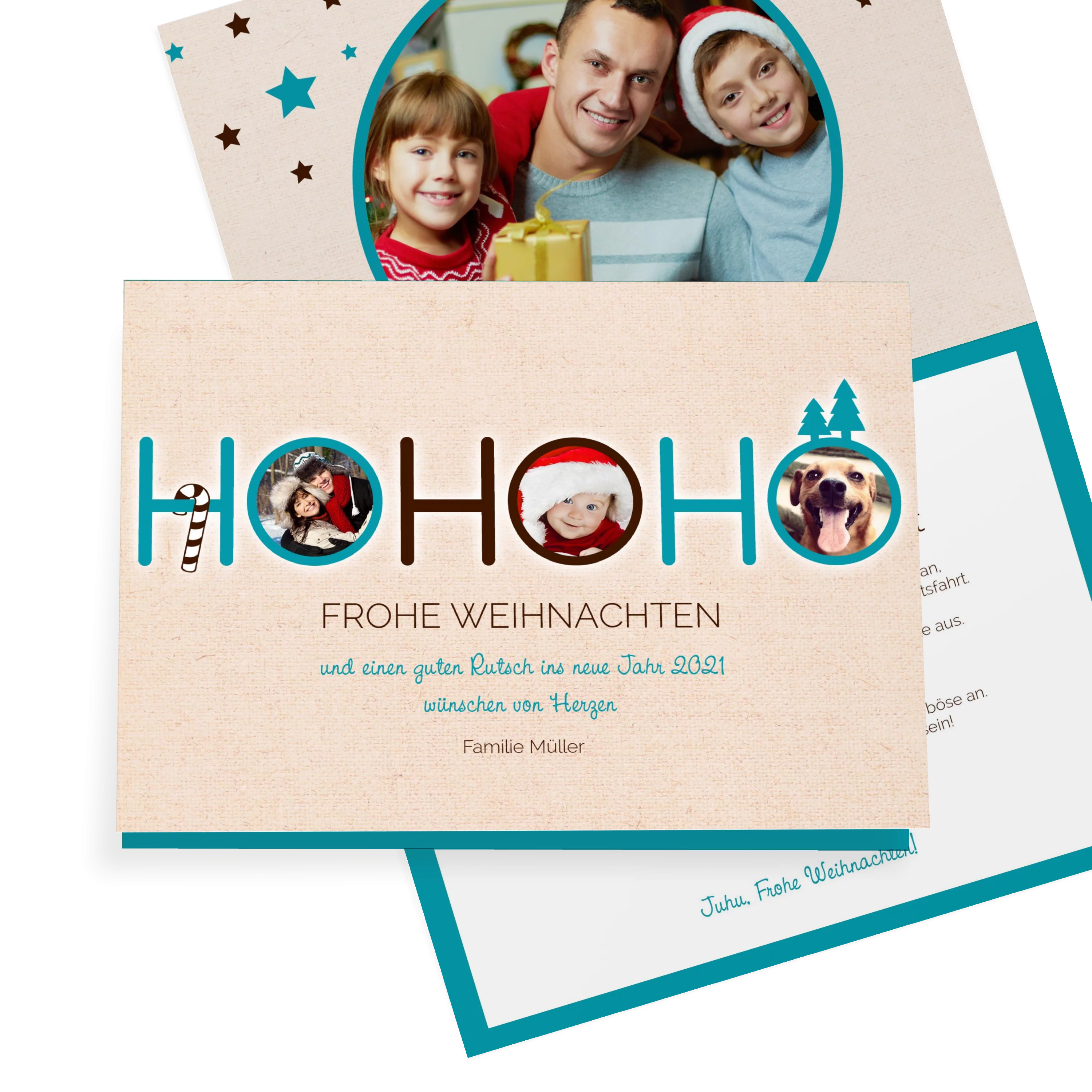 Hohoho Grußkarte