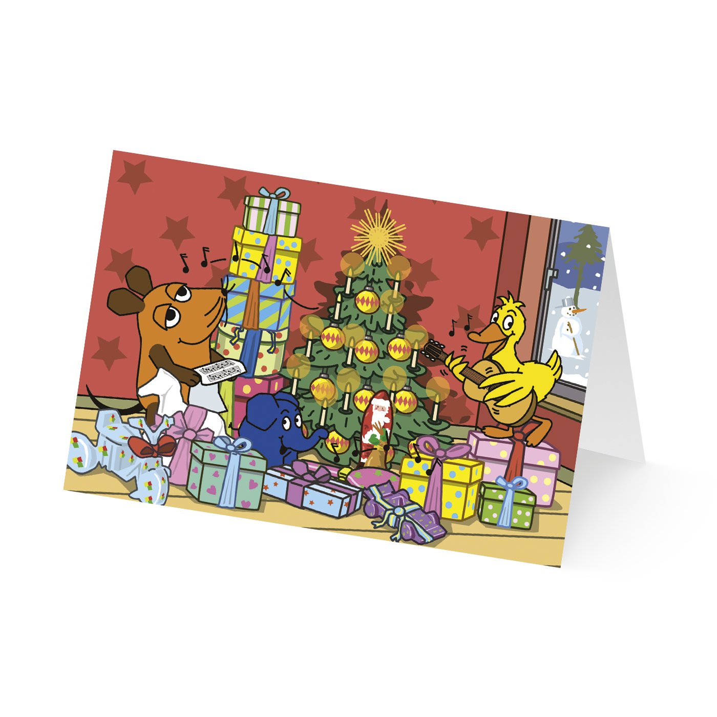 Weihnachtskarte „Weihnachten mit der Maus“ kaufen im UNICEF Grußkartenshop. Bild 3