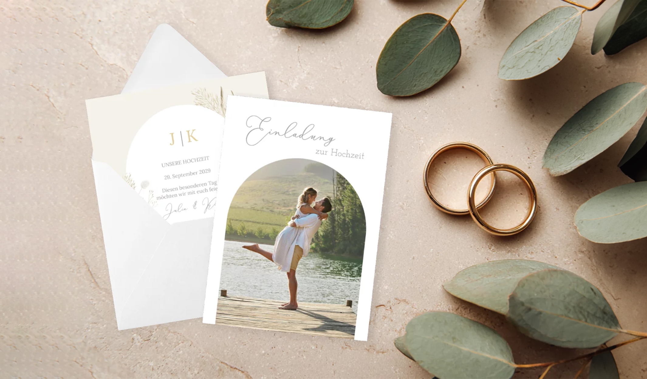 Einladungskarten zur Hochzeit