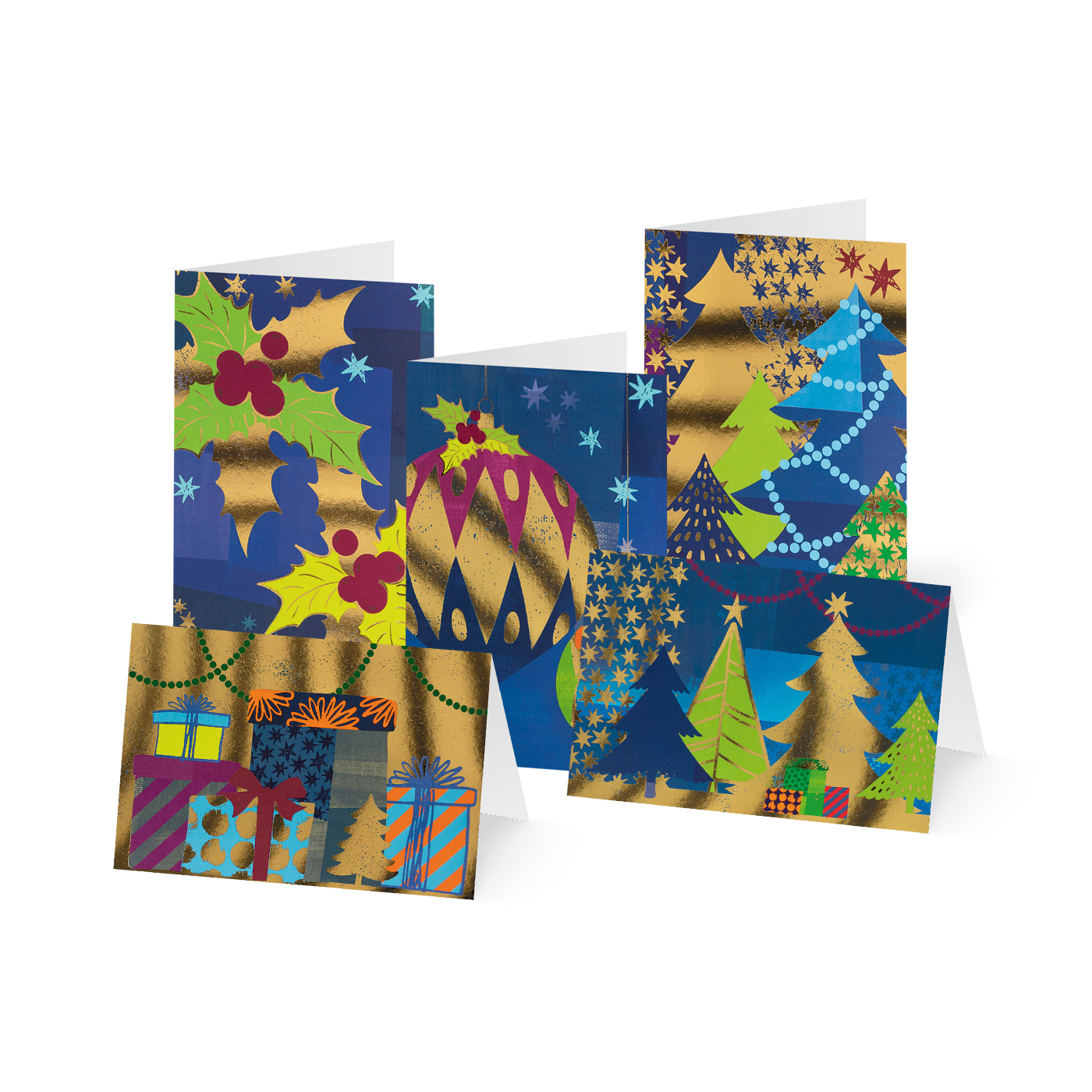 Weihnachtskarte „Buntes Winterfest“ kaufen im UNICEF Grußkartenshop. Bild 6