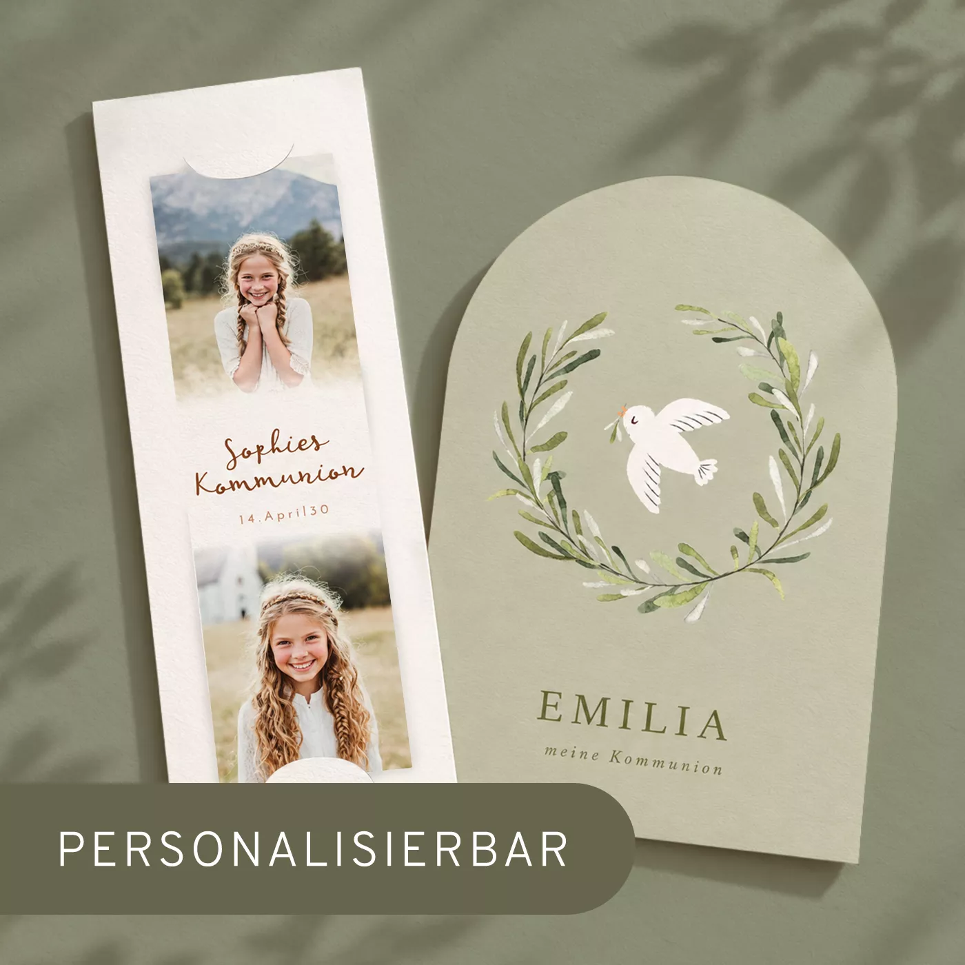 Kommunionskarten gestalten
