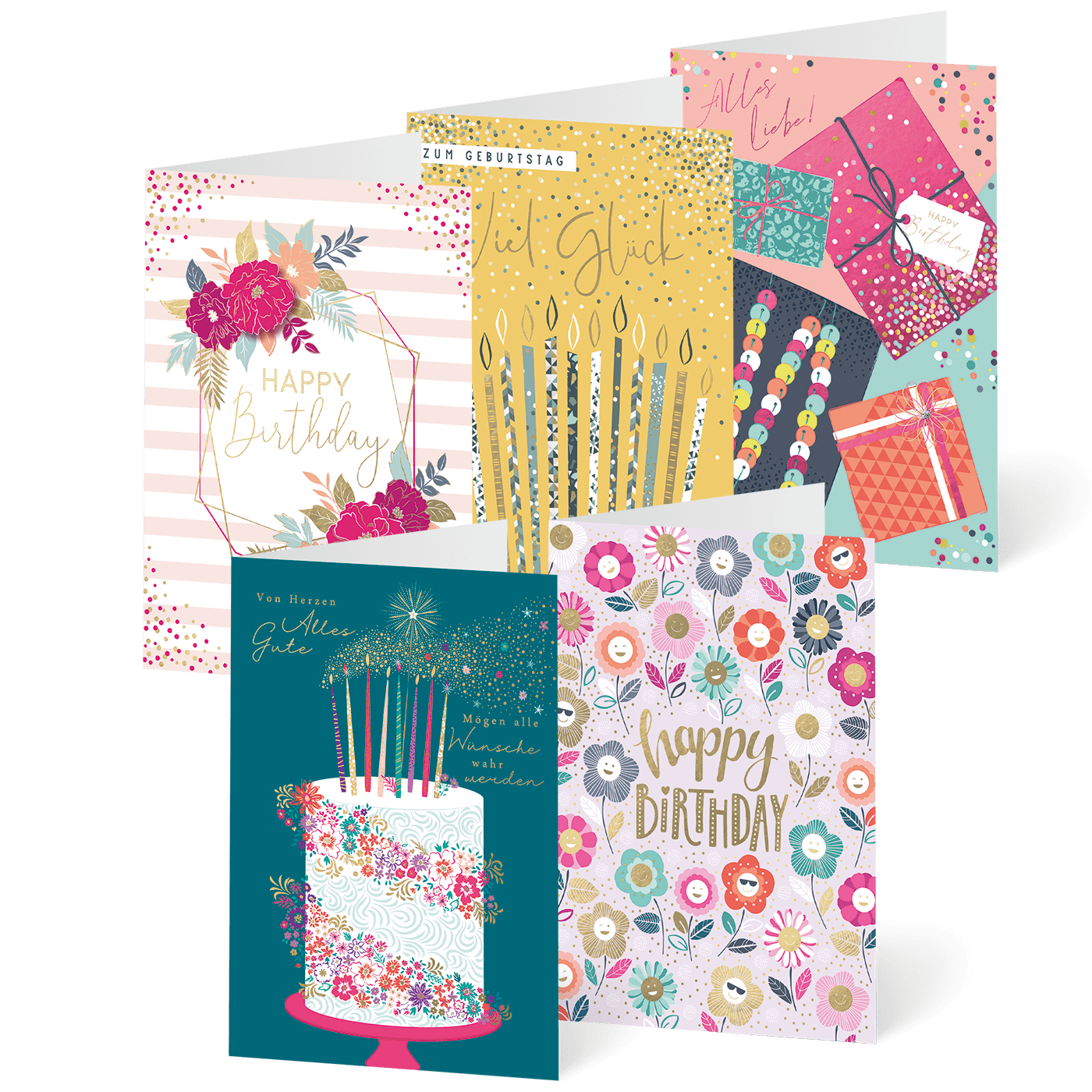 Grußkarte „Happy Birthday to you“ kaufen im UNICEF Grußkartenshop. Bild 1