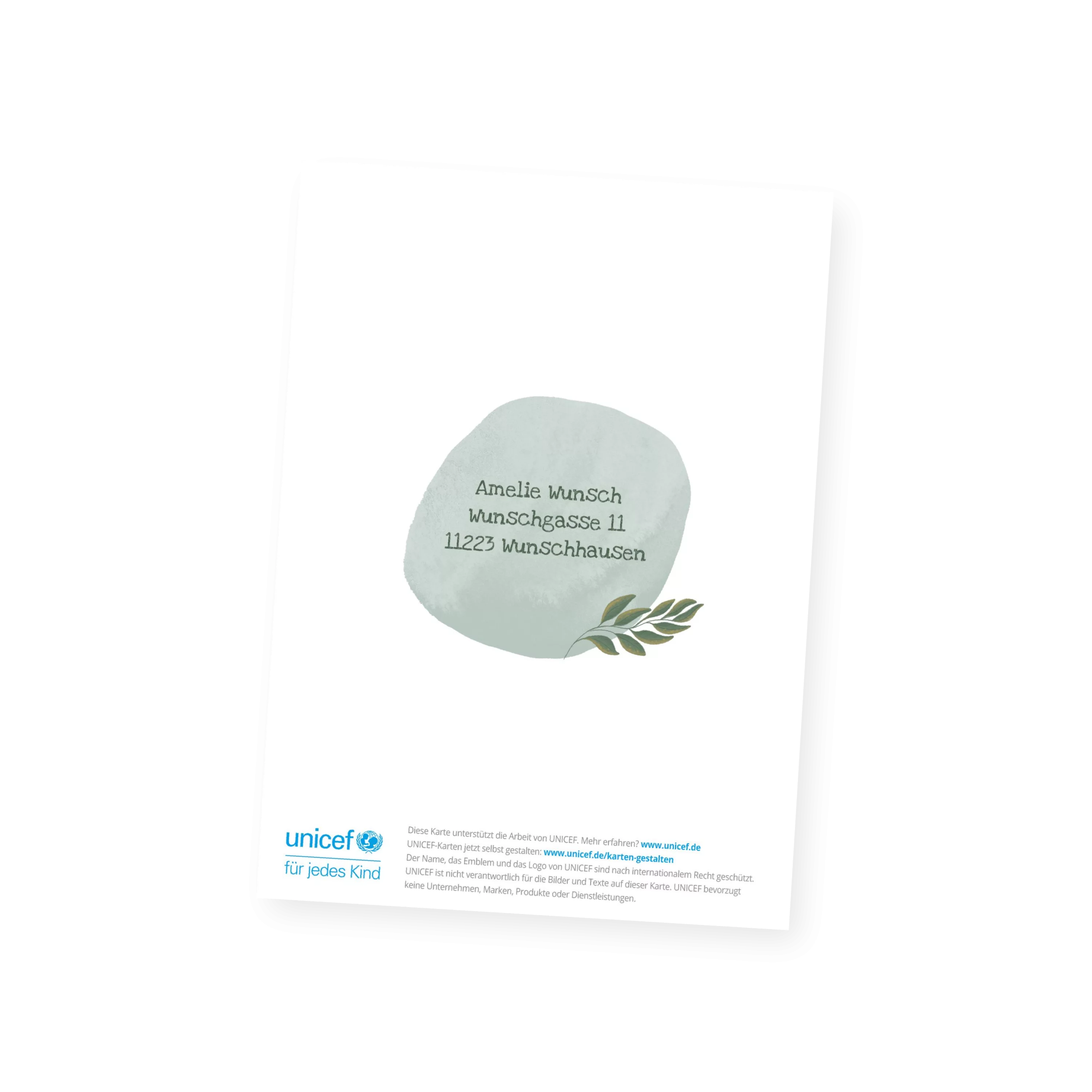 Unicef Kommunion Täubchen