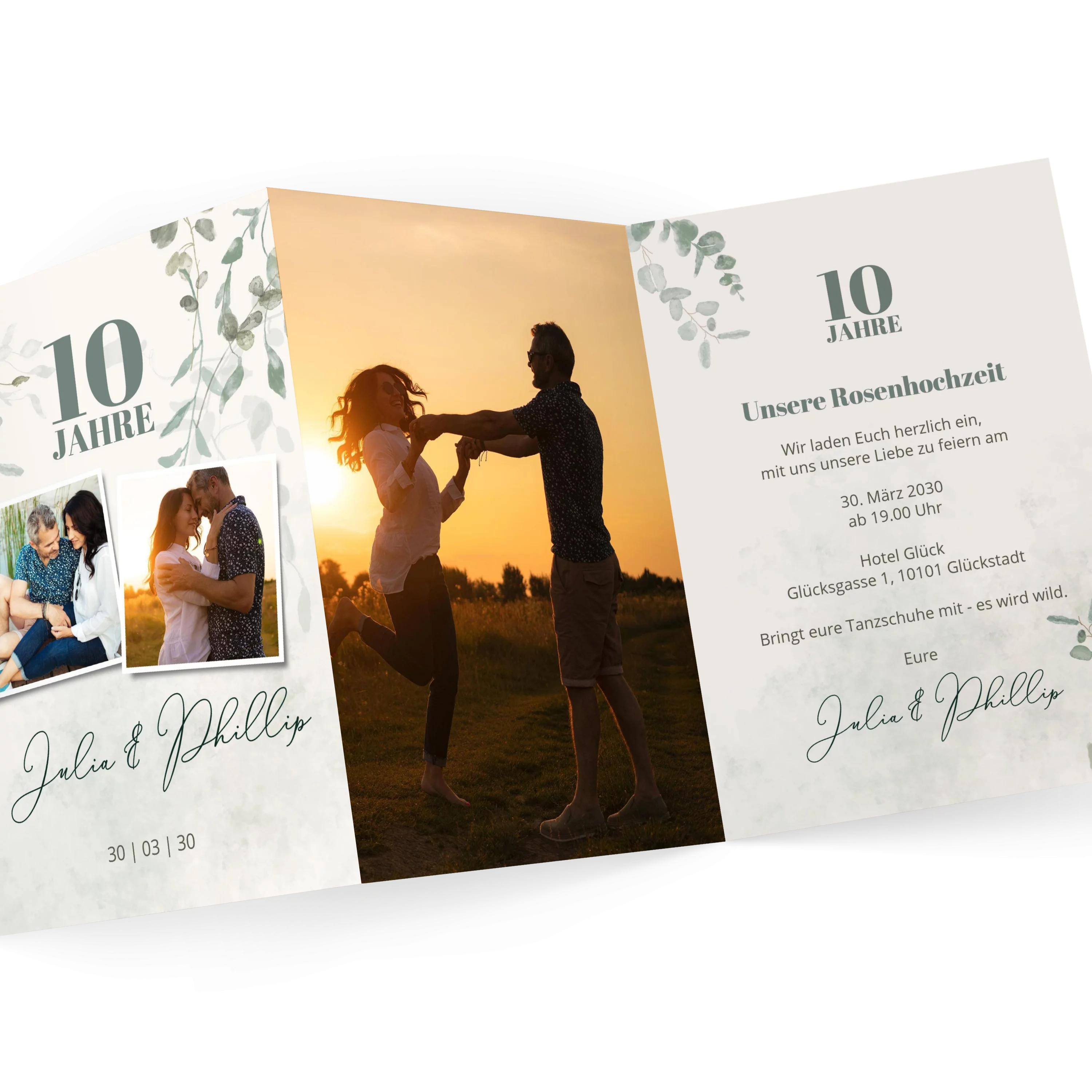 Greenery Rosenhochzeit