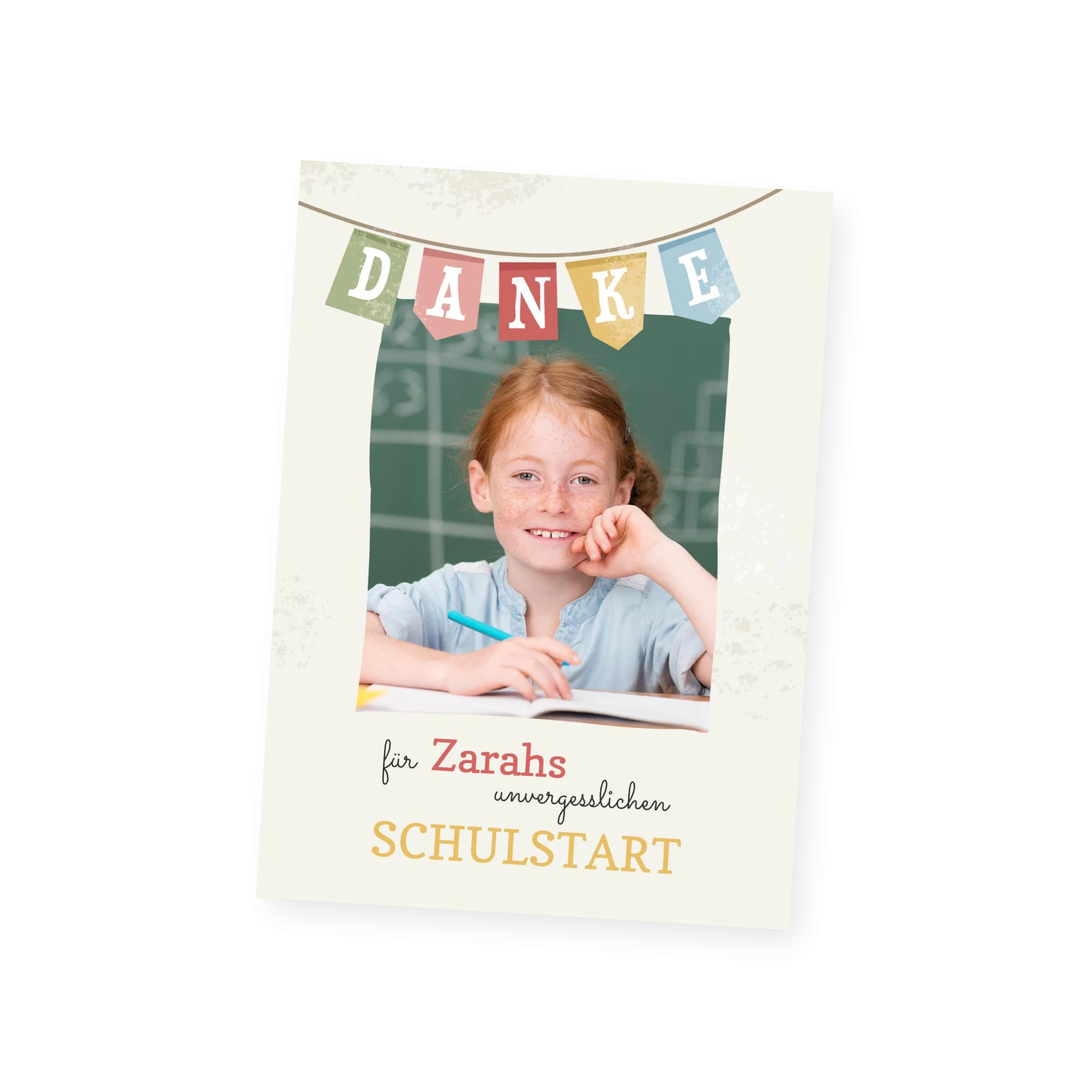 Girlande Schulkind