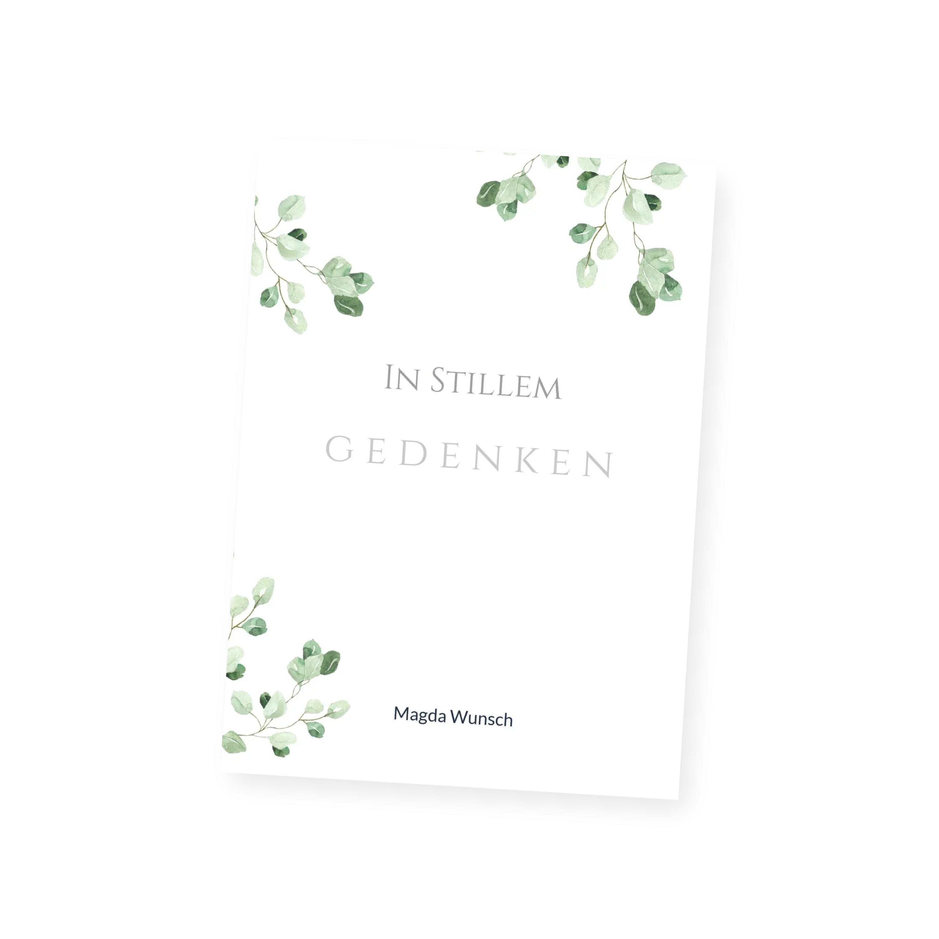 Grüne Blätter Wasserfarben 