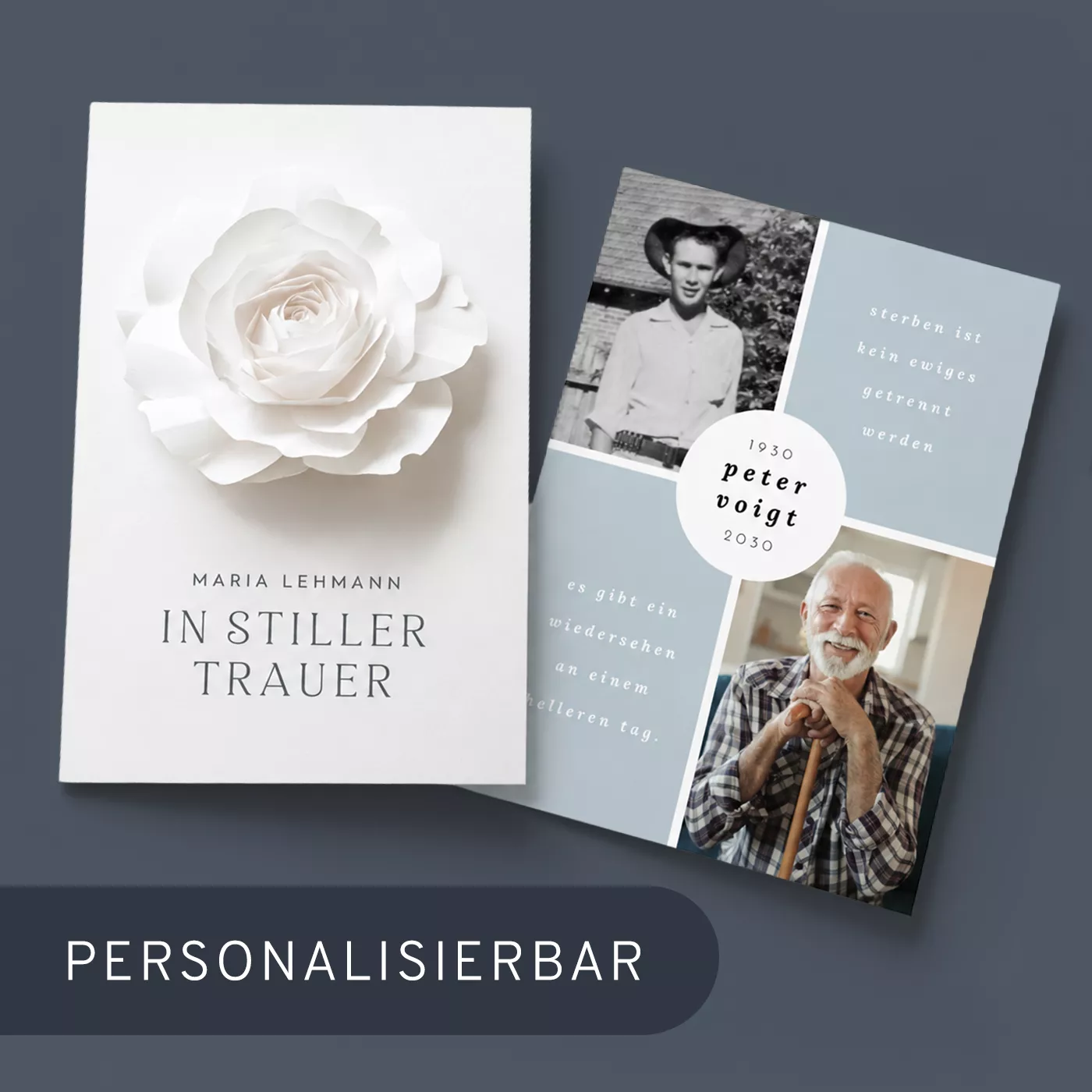 Trauerkarten gestalten