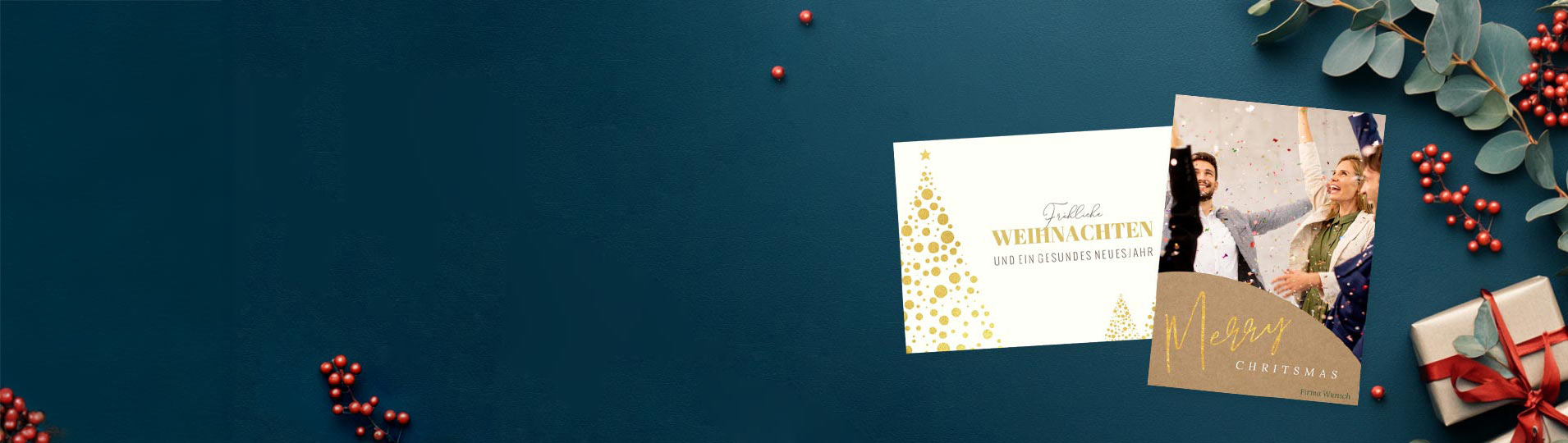 Geschäftliche Weihnachtskarten