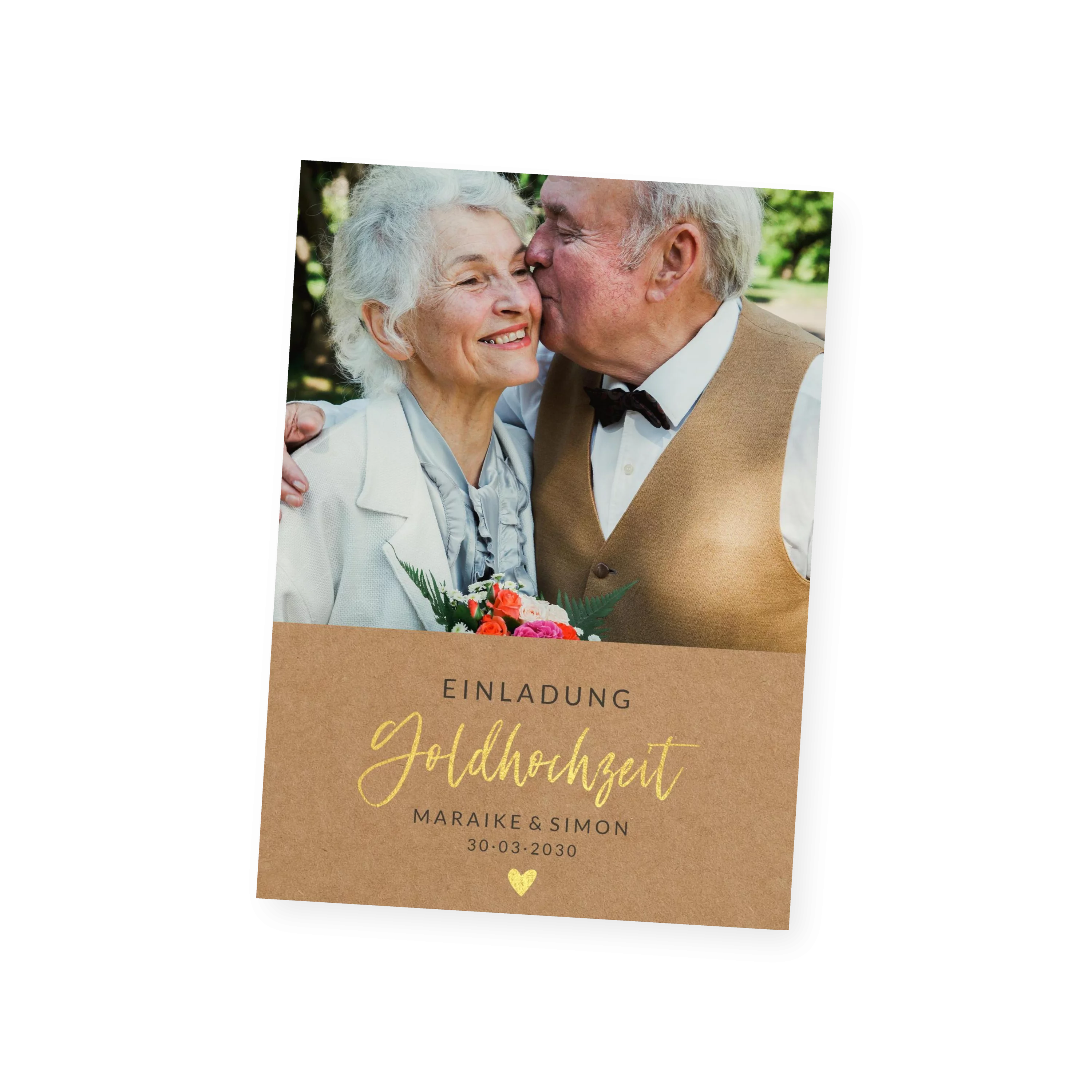 Rustikal Goldhochzeit