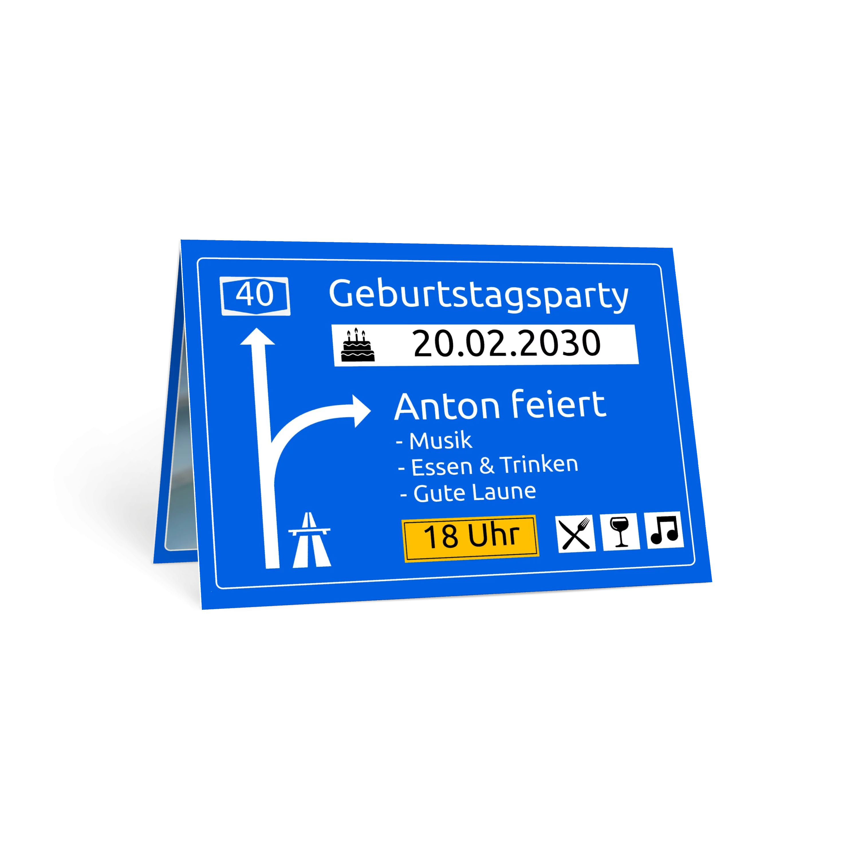 Autobahnschild