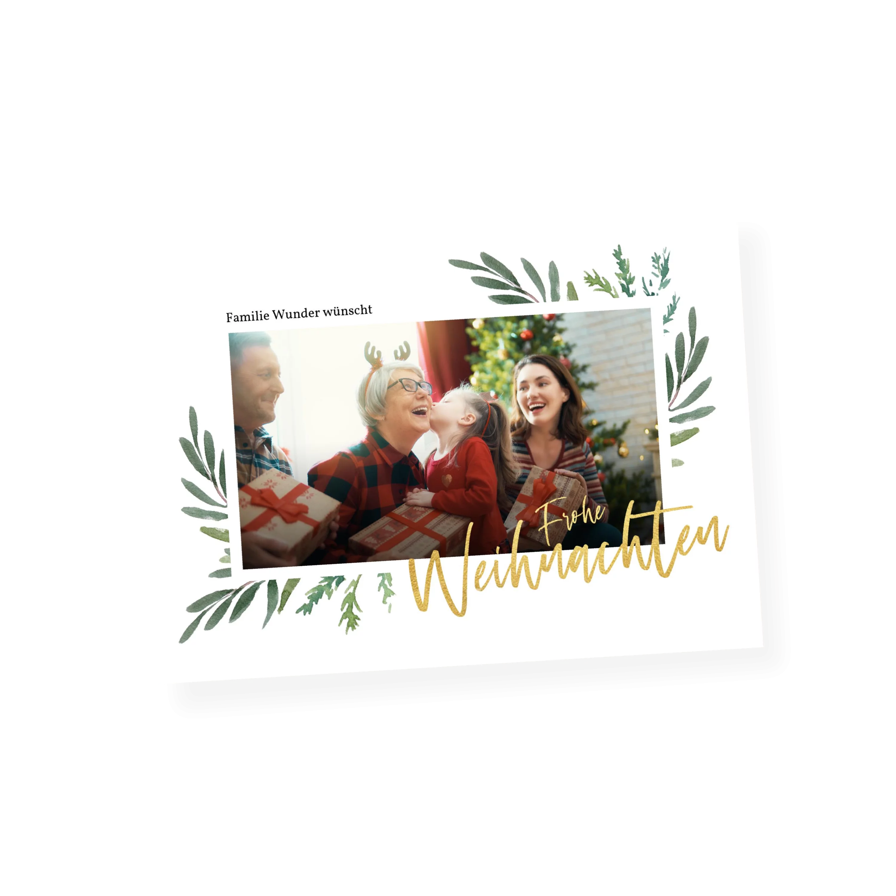 Aquarellzweige Weihnachten