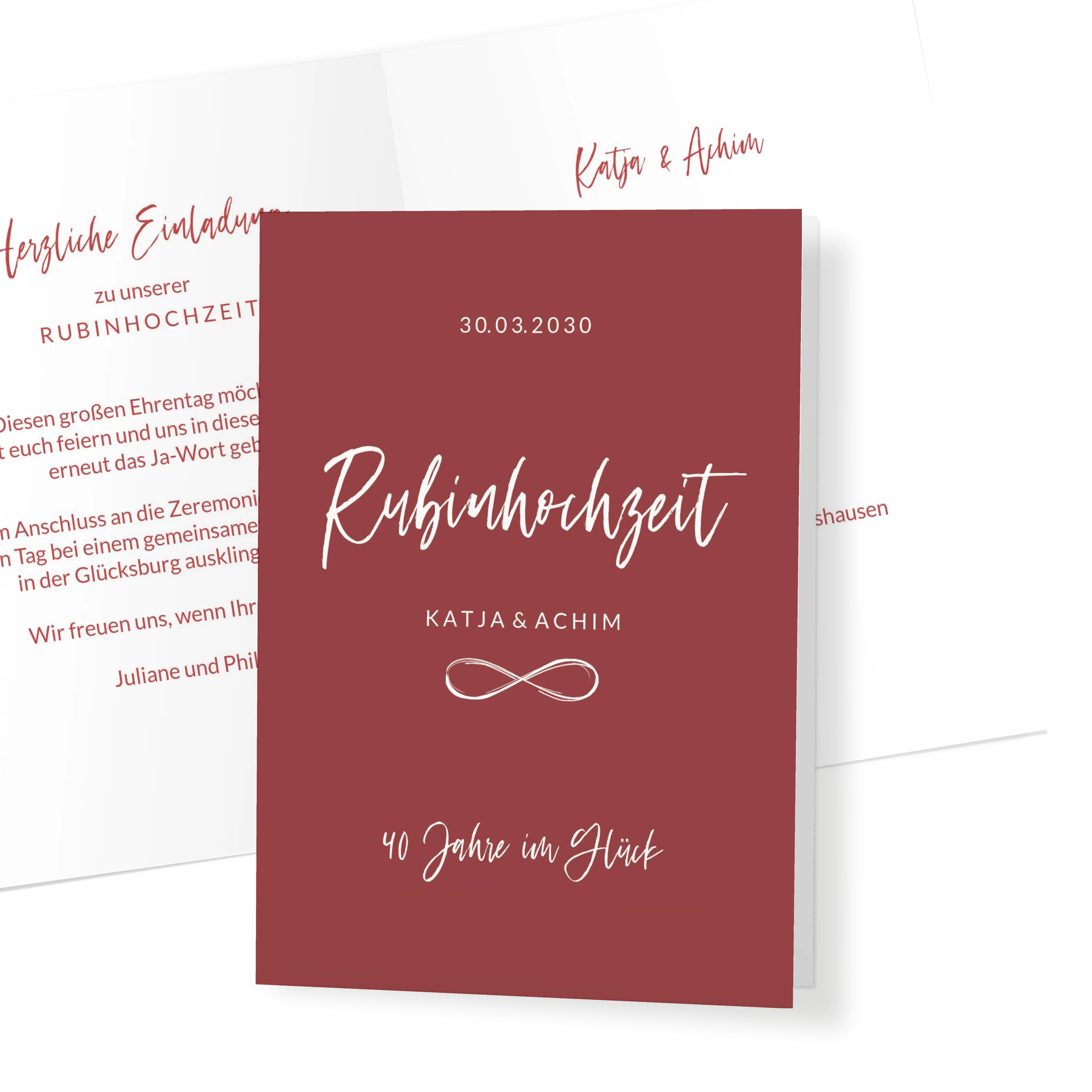 Infinity Rubinhochzeit