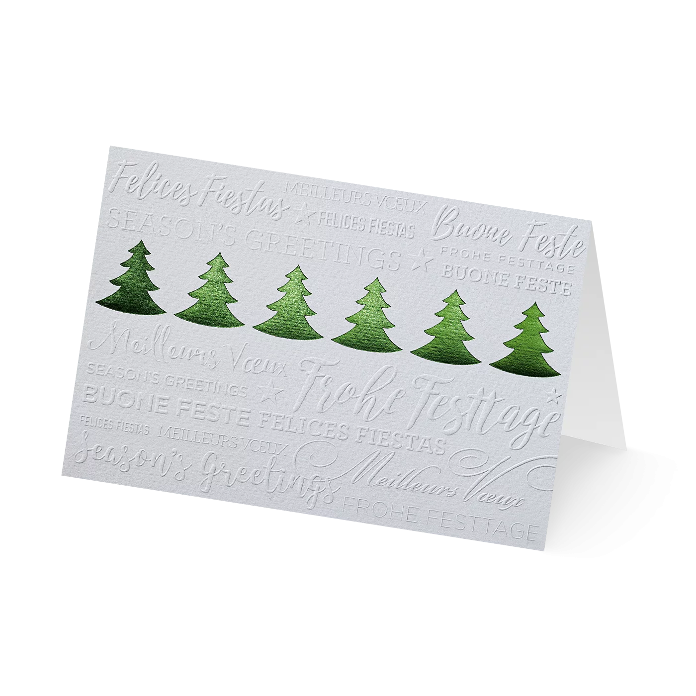 Typografische Weihnachtsornamente