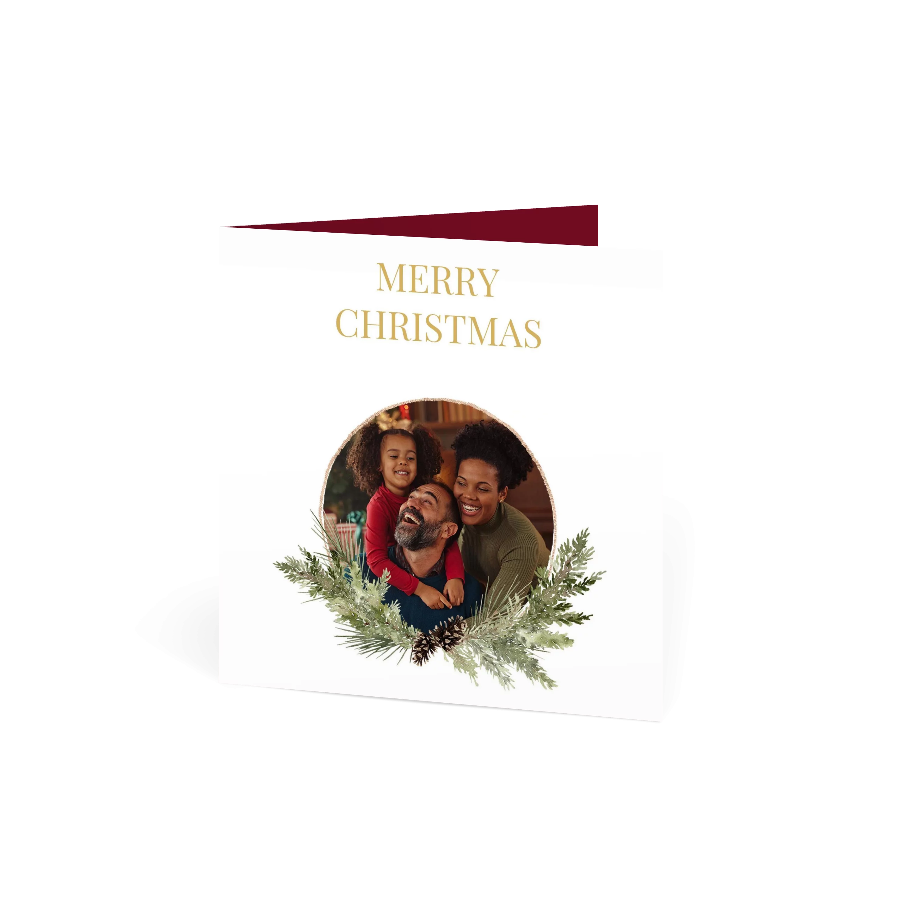 Grüner Weihnachtskranz