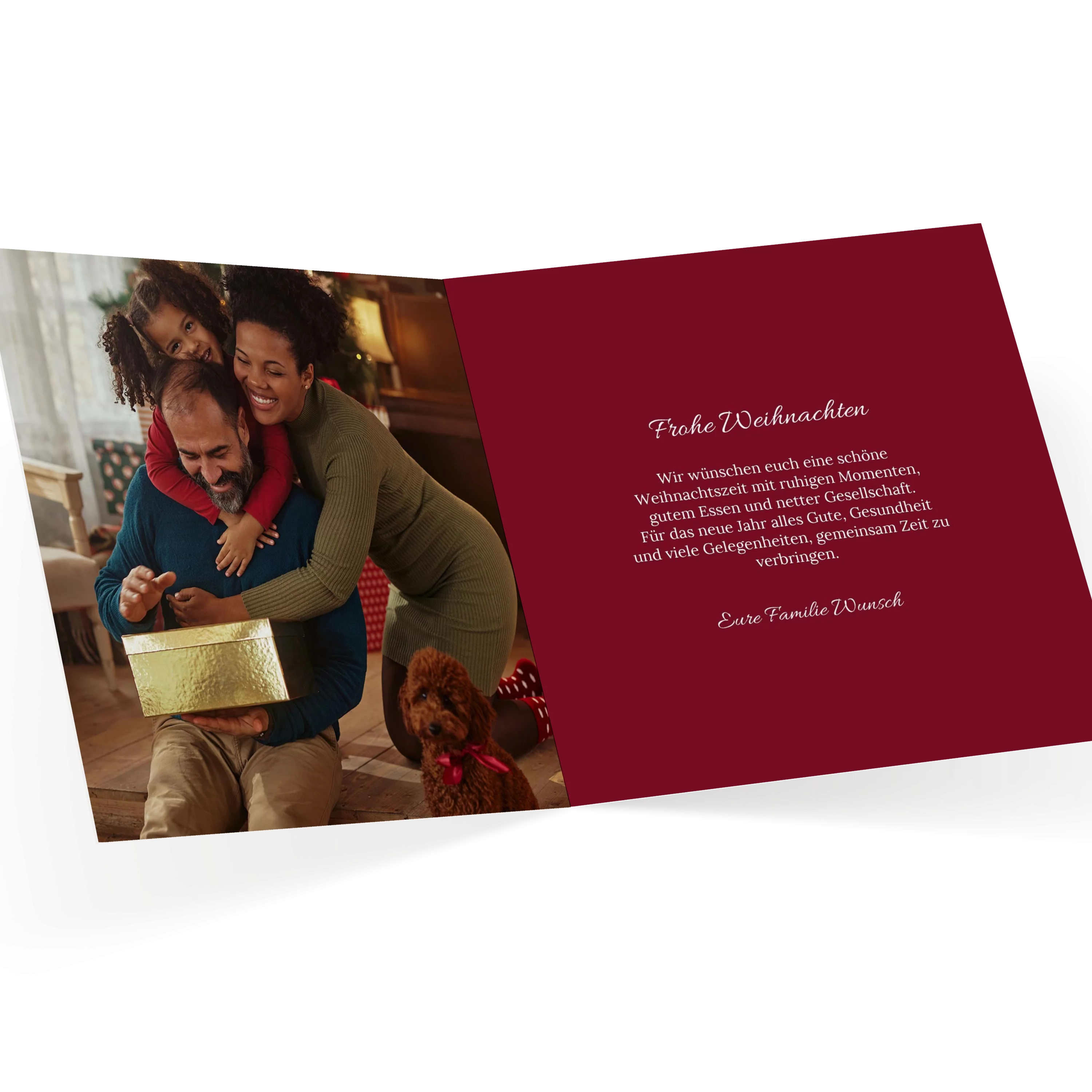 Grüner Weihnachtskranz