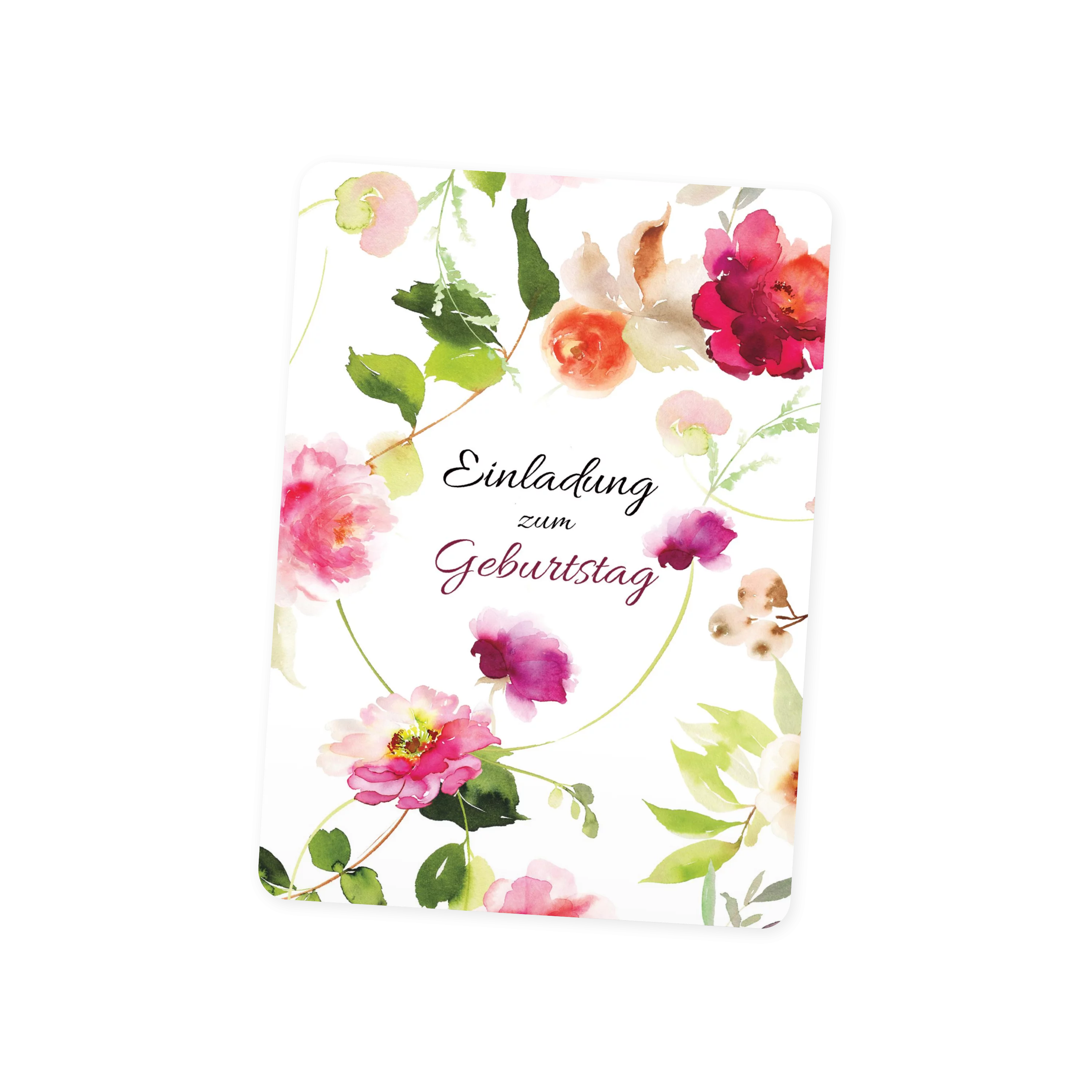 Aquarellblumen