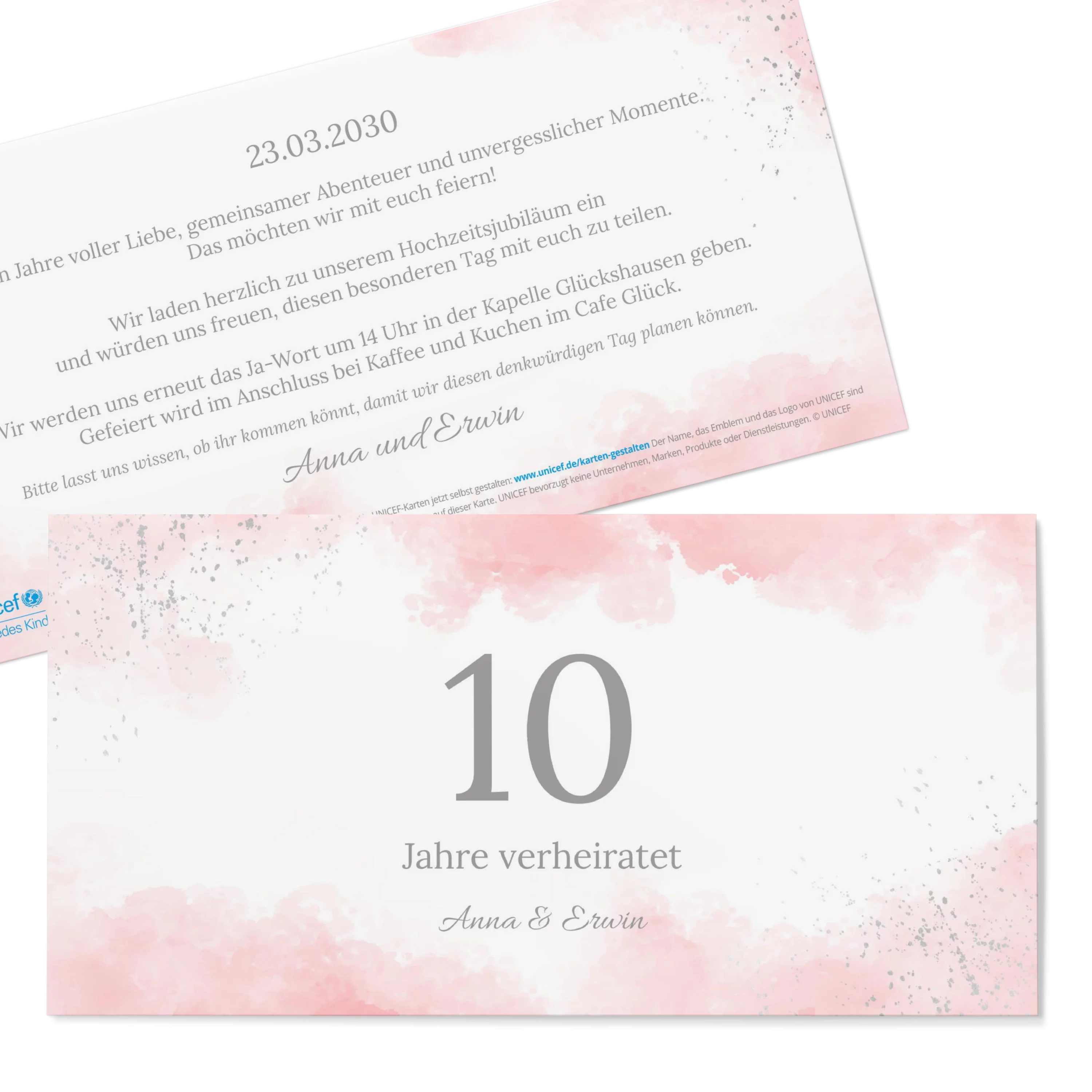 Konfetti Love Rosenhochzeit