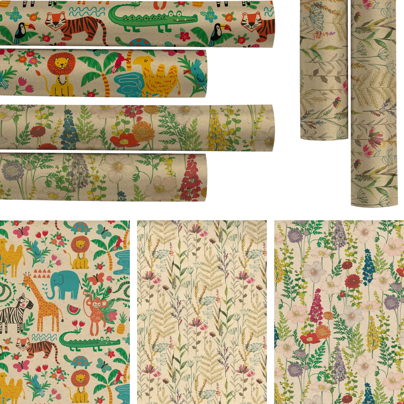 Natur-Geschenkpapier