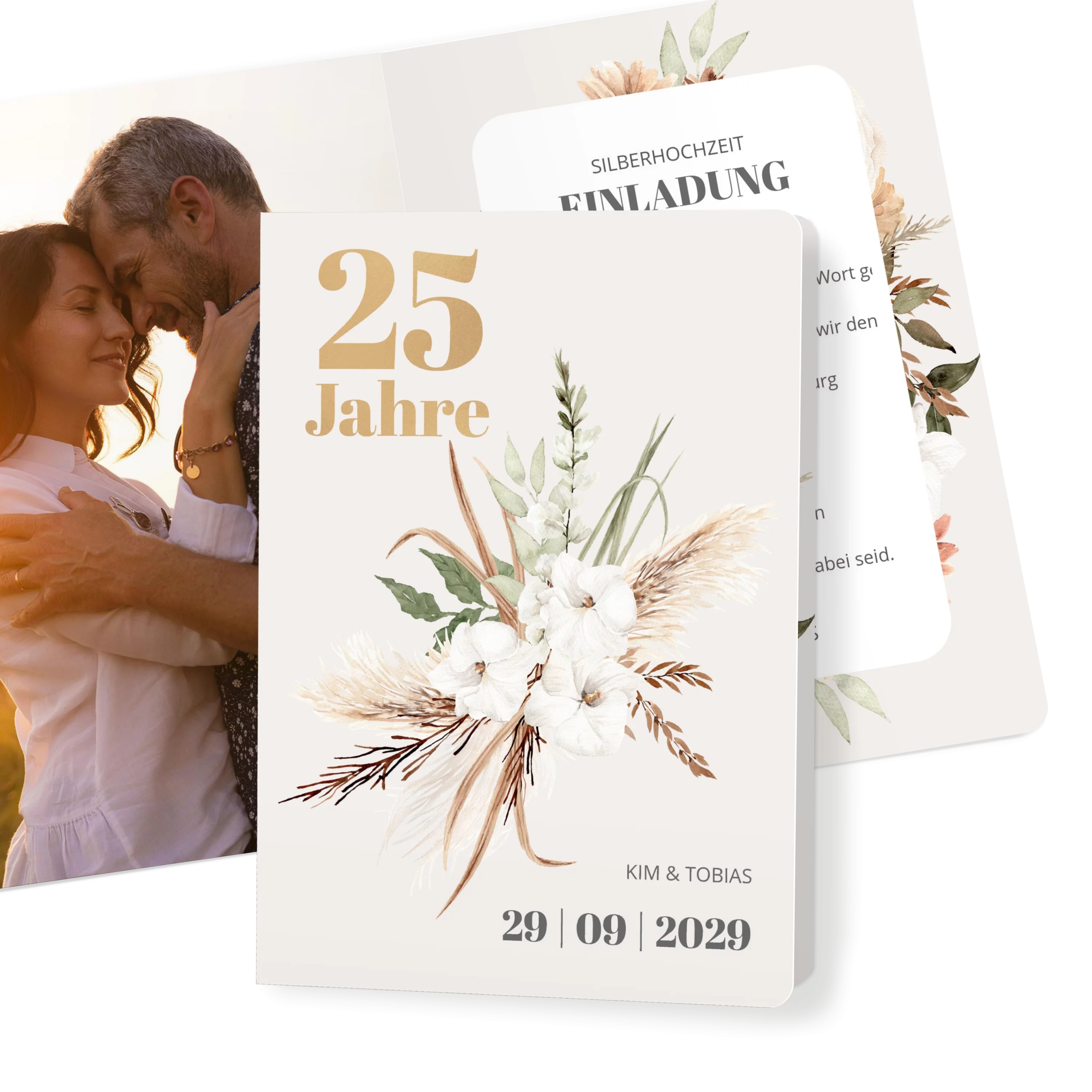 Modern Boho Silberhochzeit