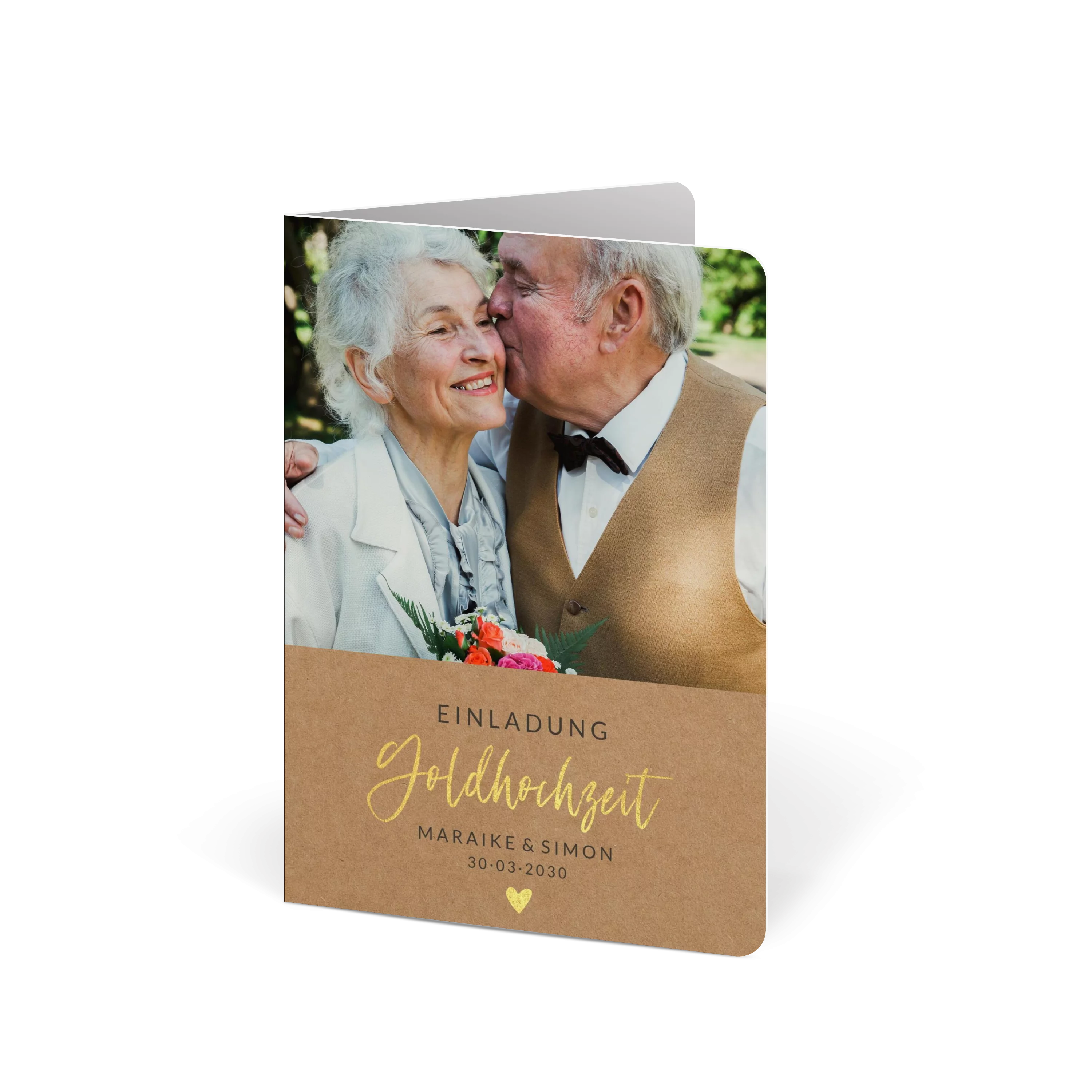 Rustikal Goldhochzeit