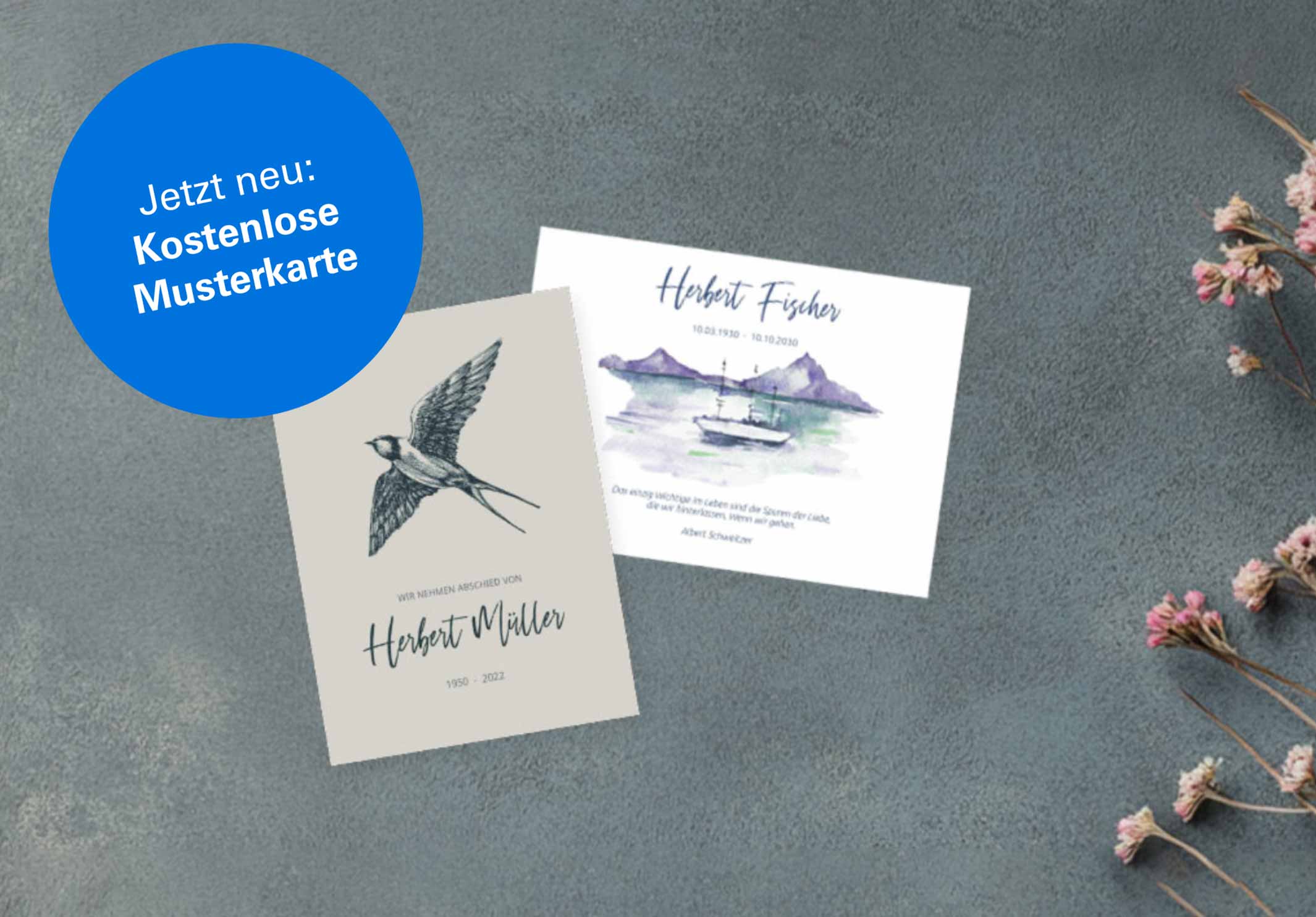 Trauerkarten selbst gestalten