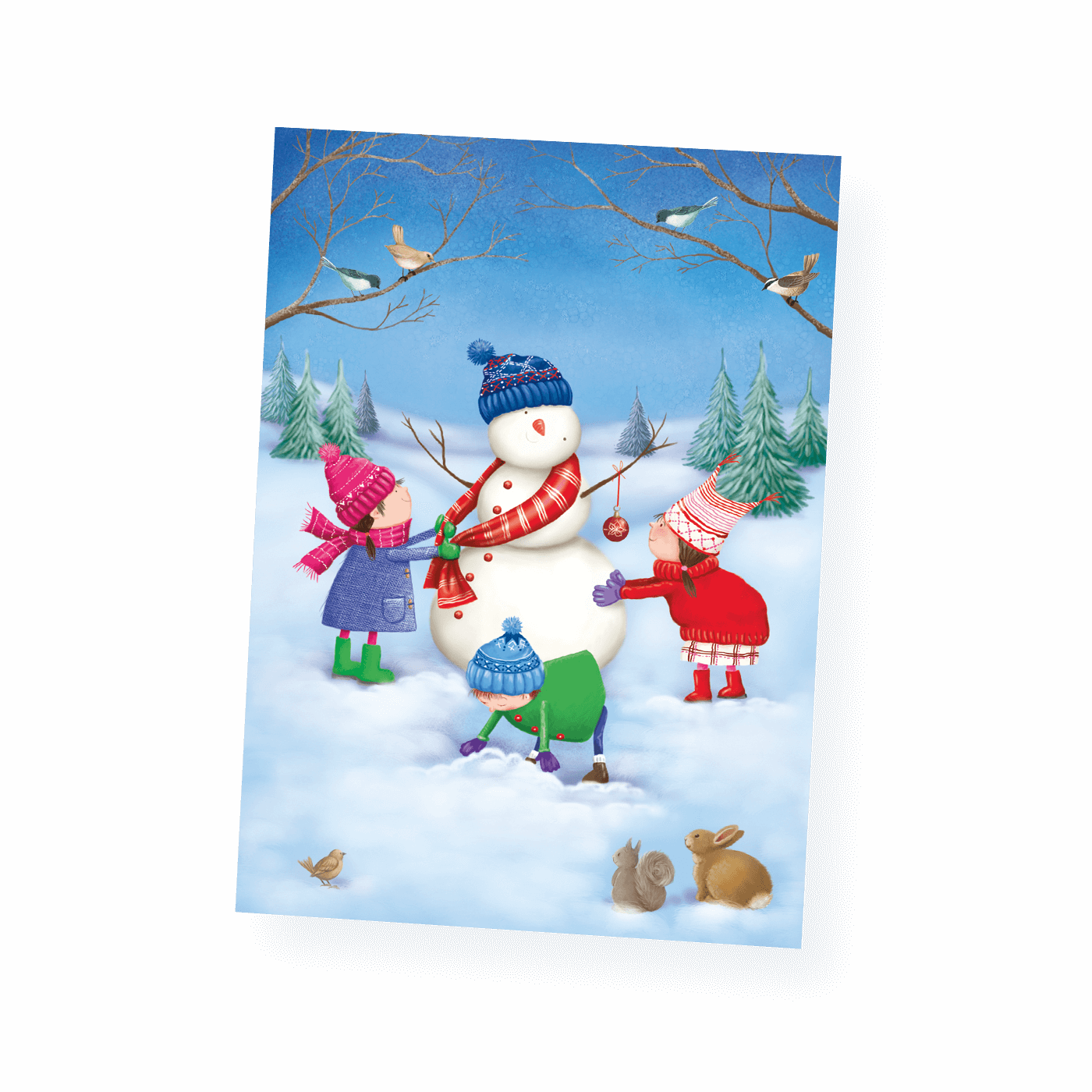 Weihnachtskarte „Postkarten Weihnachtliche“ kaufen im UNICEF Grußkartenshop. Bild 3