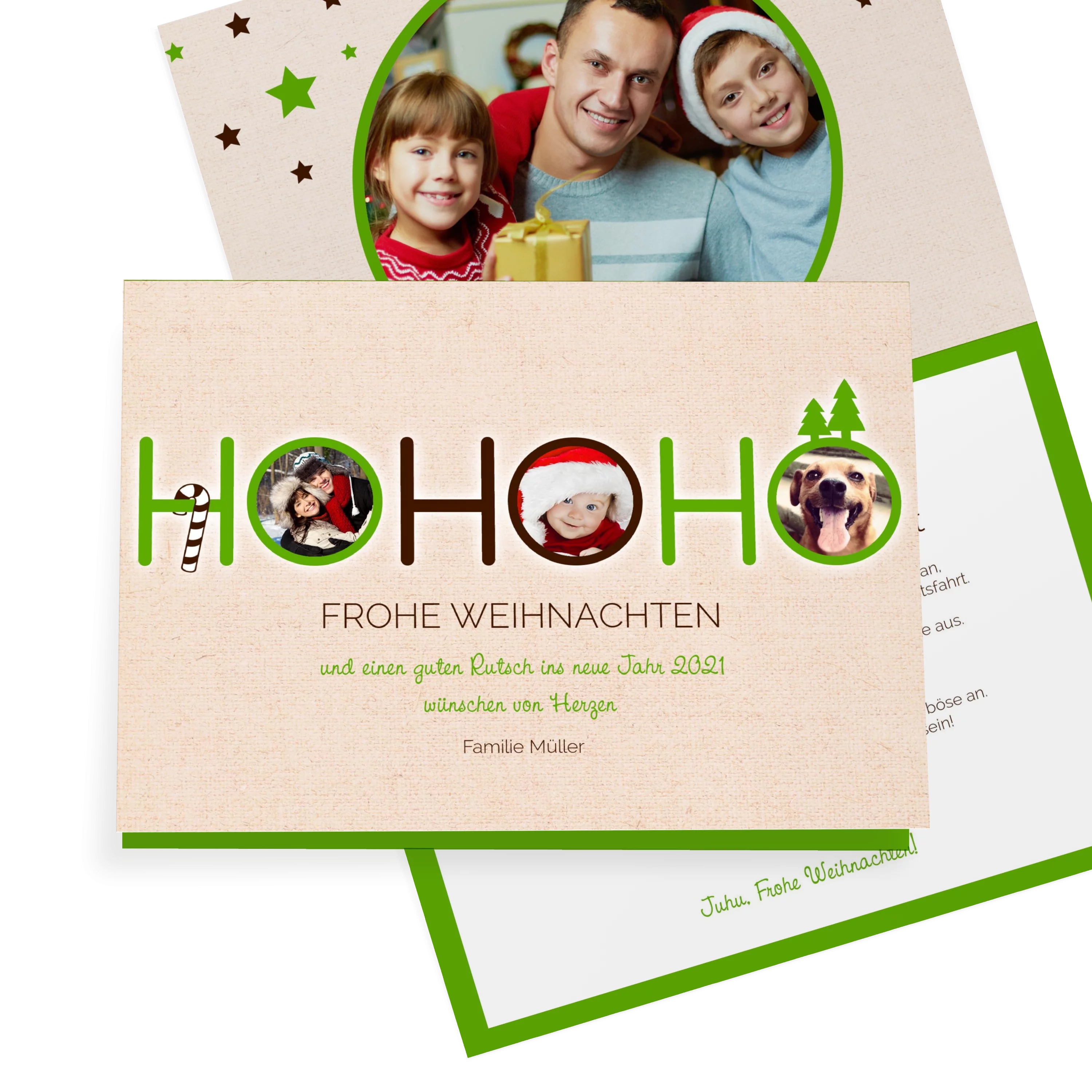 Hohoho Grußkarte