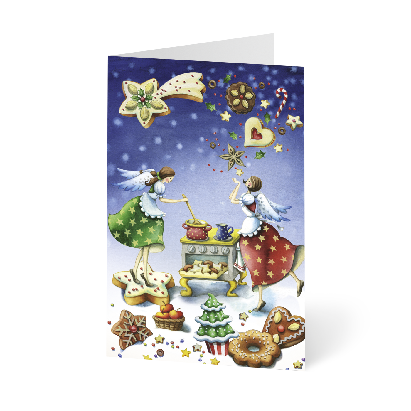 Weihnachtskarte „Bald schon ist Weihnacht“ kaufen im UNICEF Grußkartenshop. Bild 1
