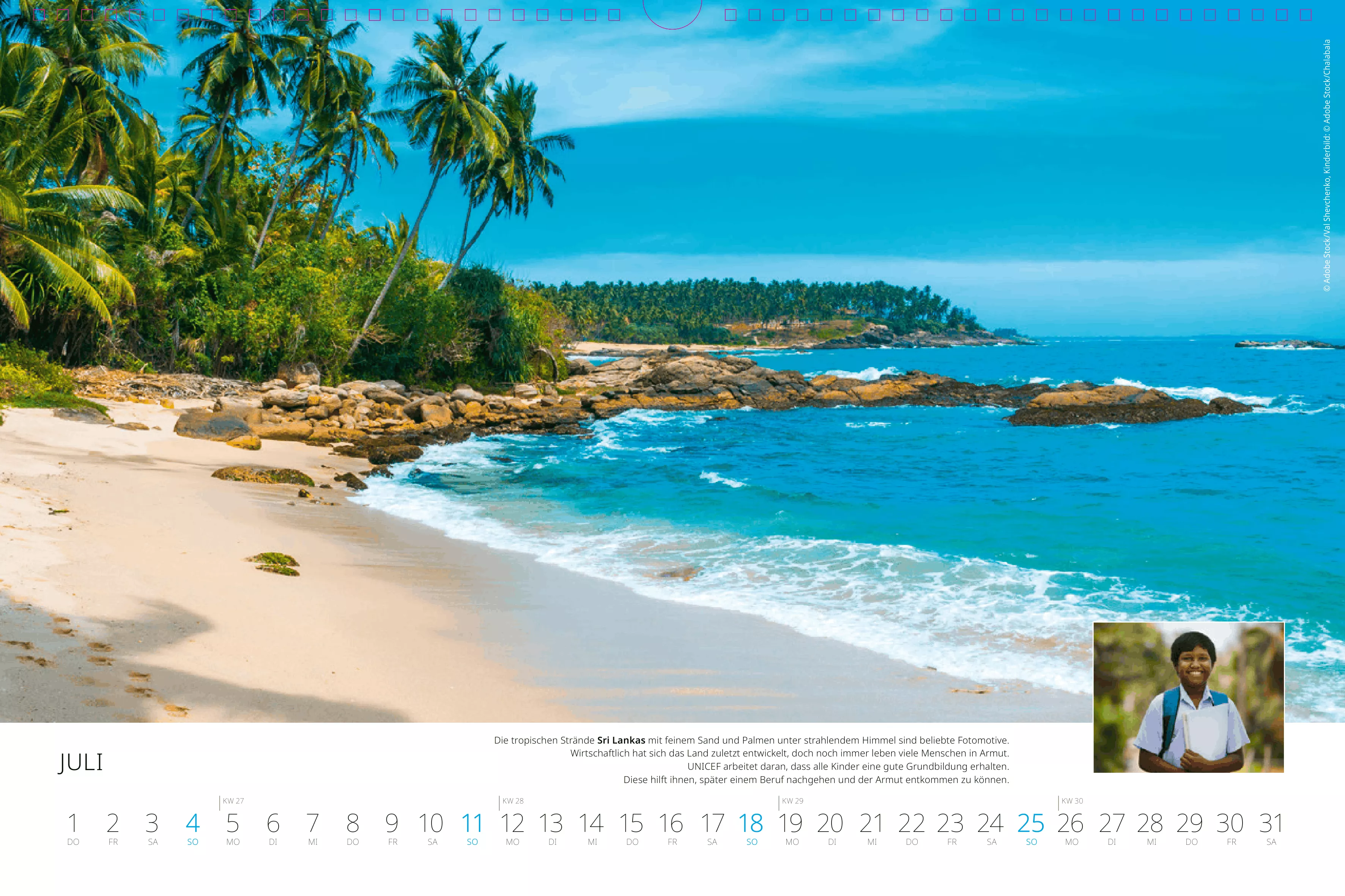 Wandkalender 2027