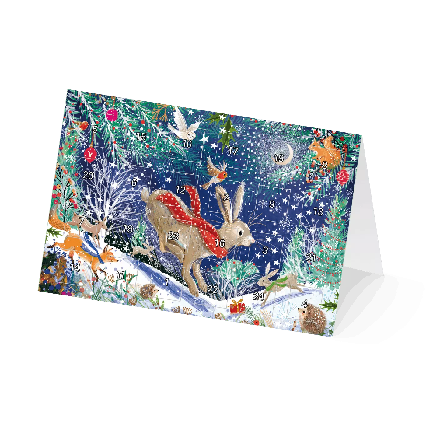 Adv.-kalenderkarten Wintertiere