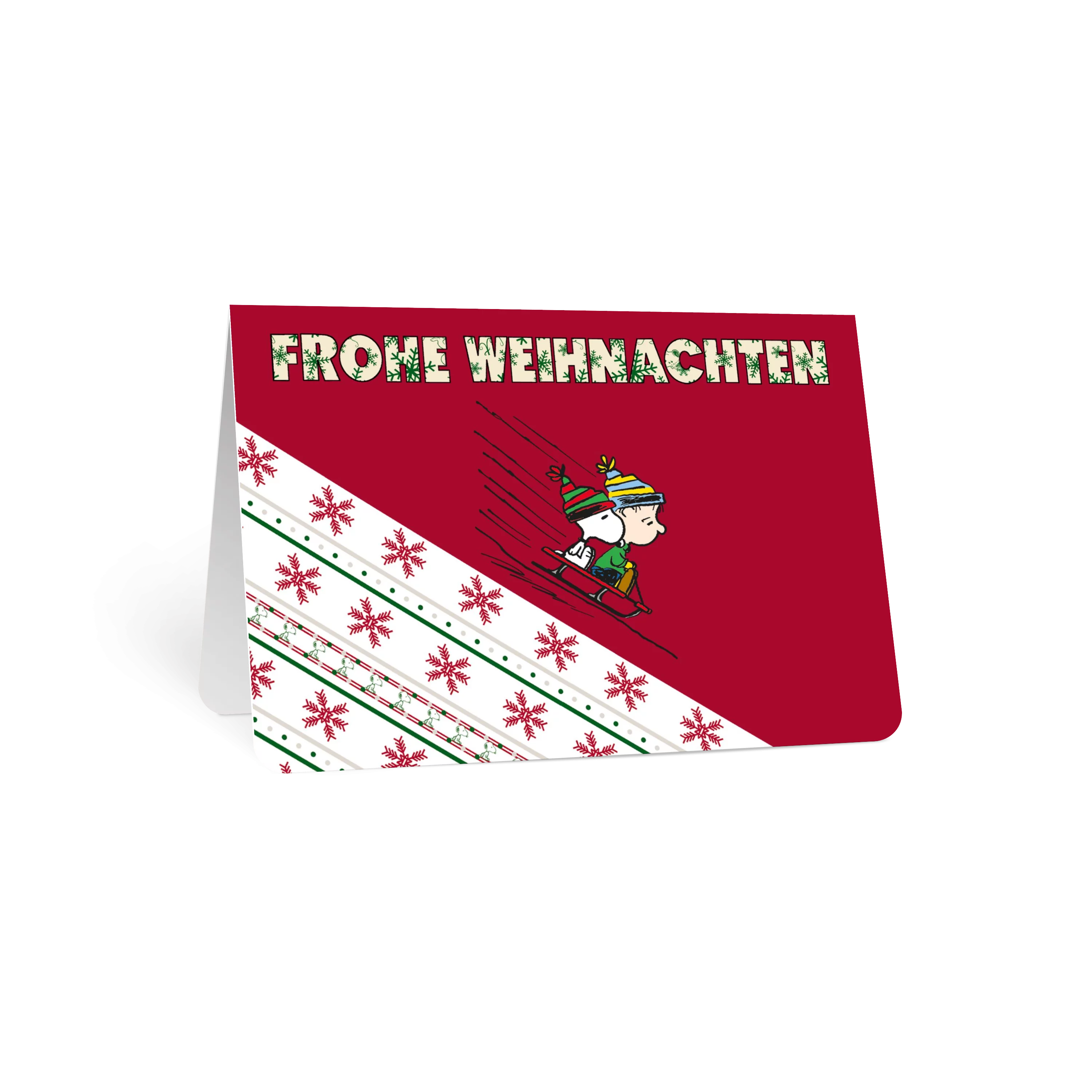 Peanuts Schlittenfahrt