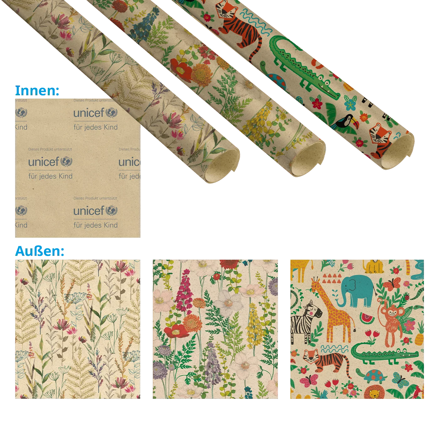 Natur-Geschenkpapier