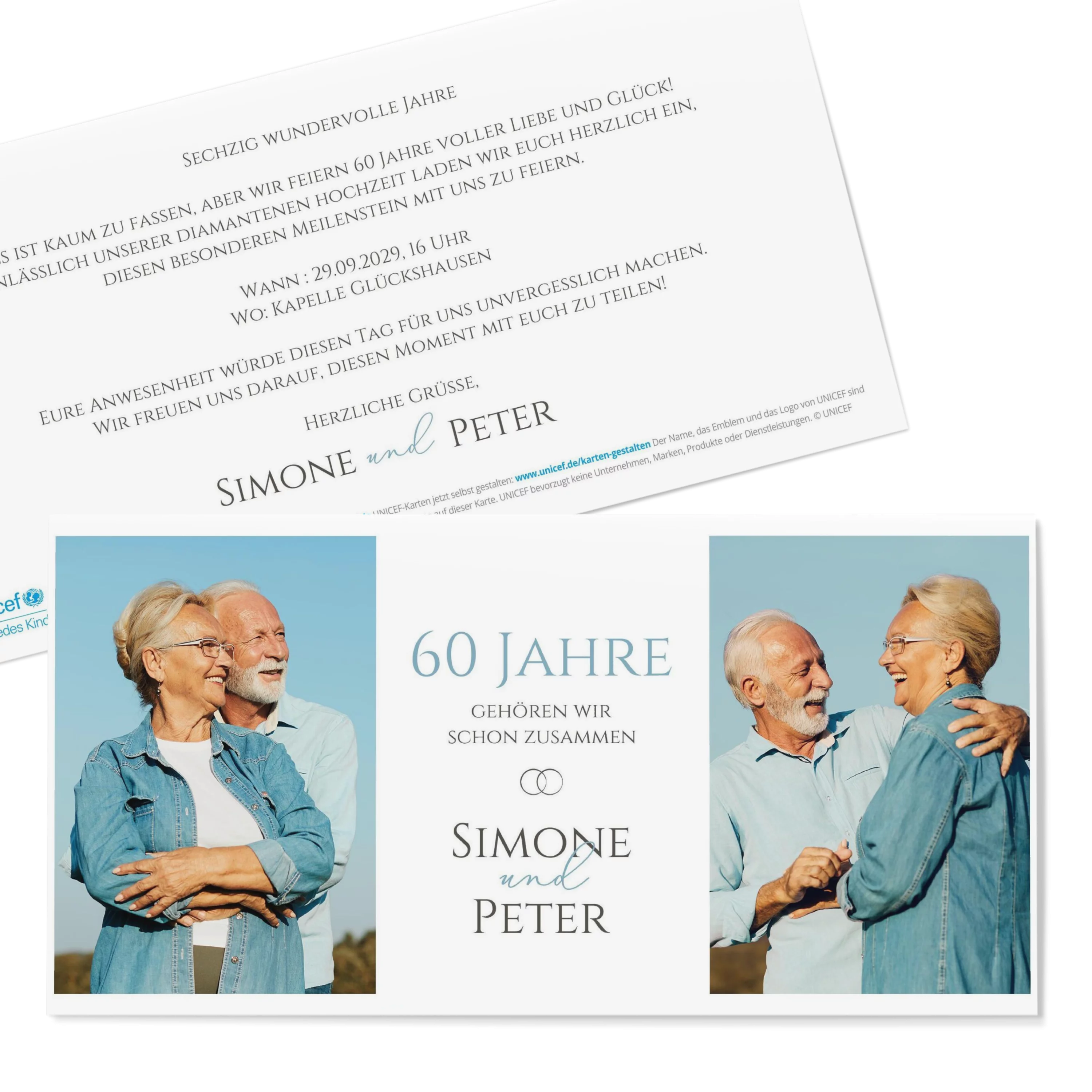 Collage Diamanthochzeit