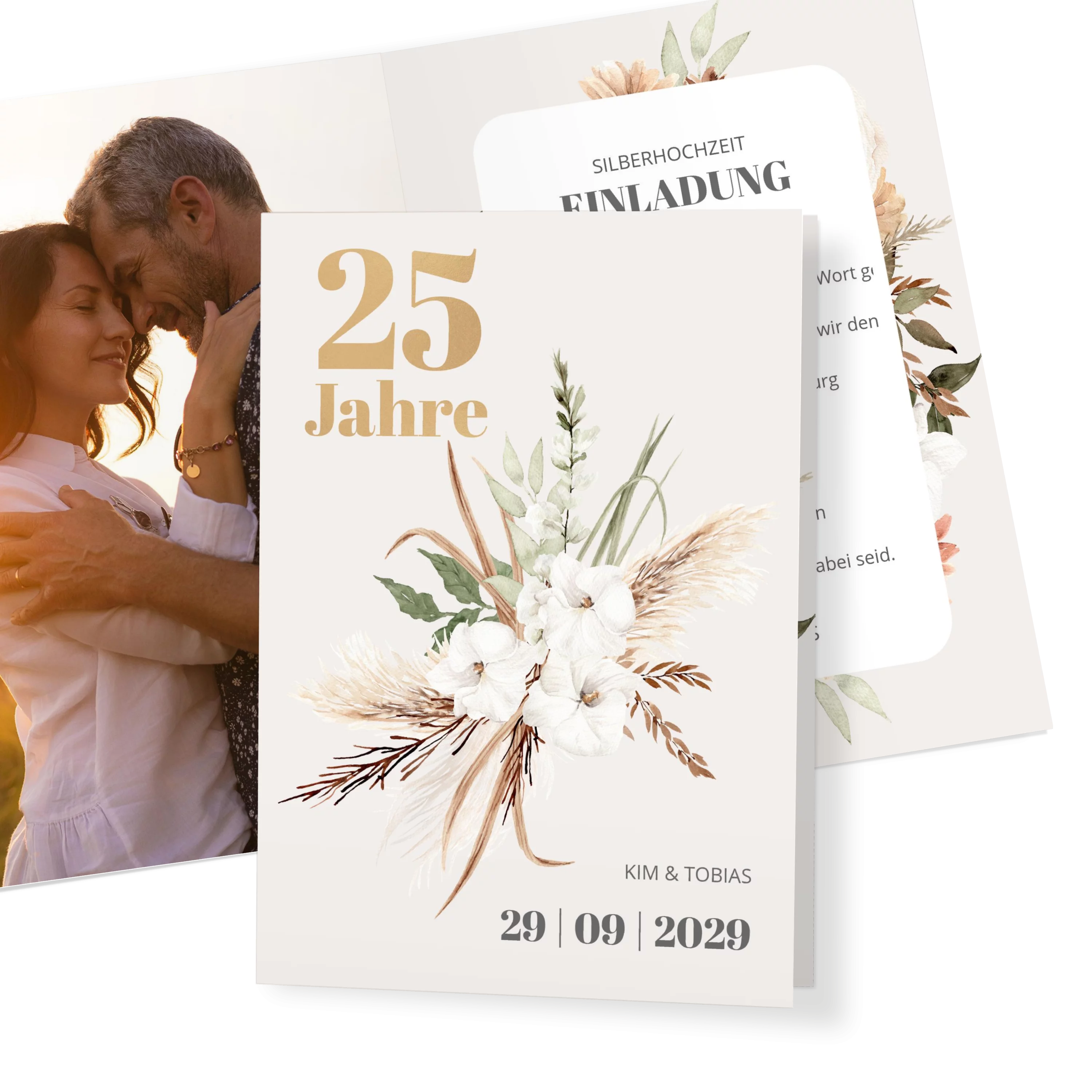 Modern Boho Silberhochzeit
