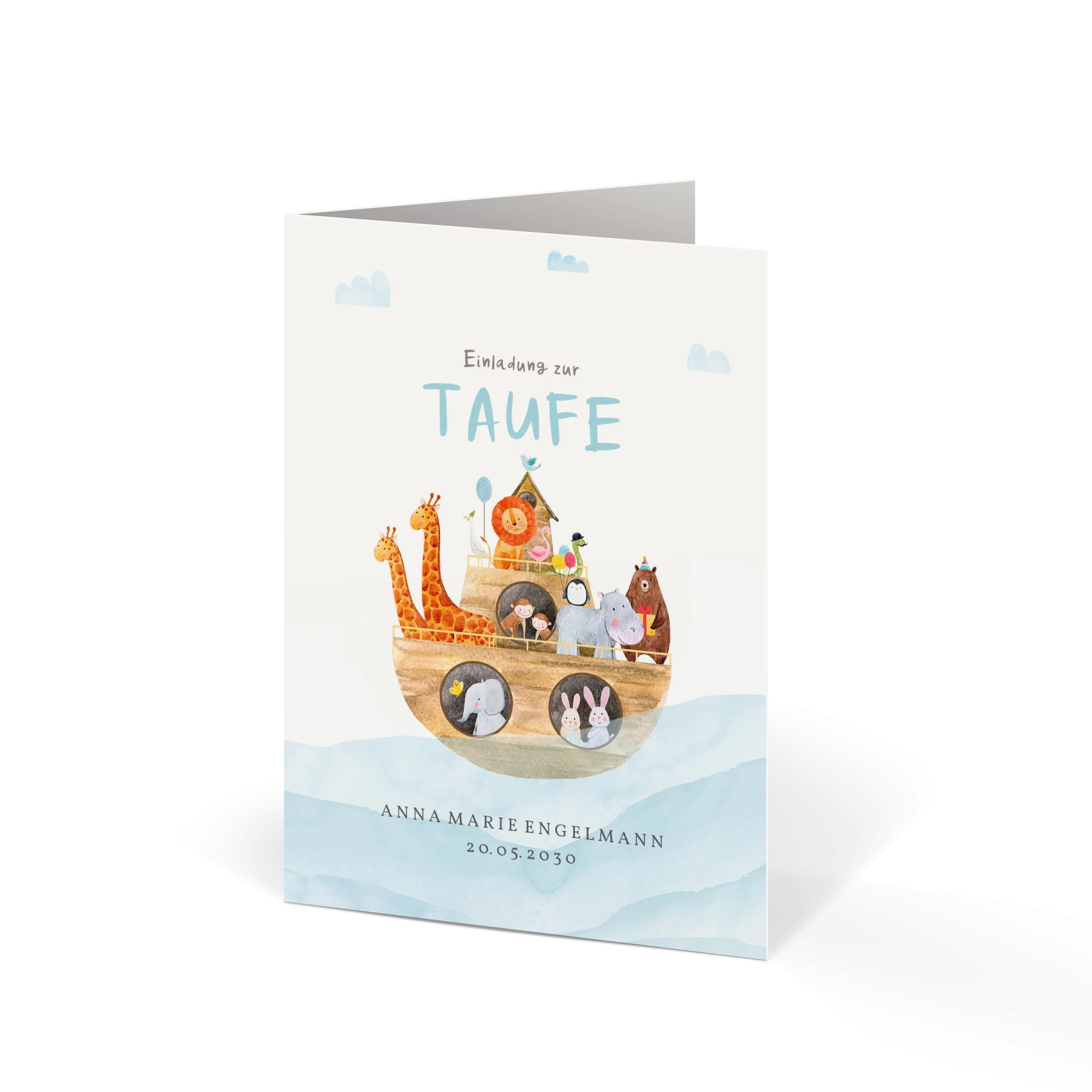 Einladungskarten zur Taufe