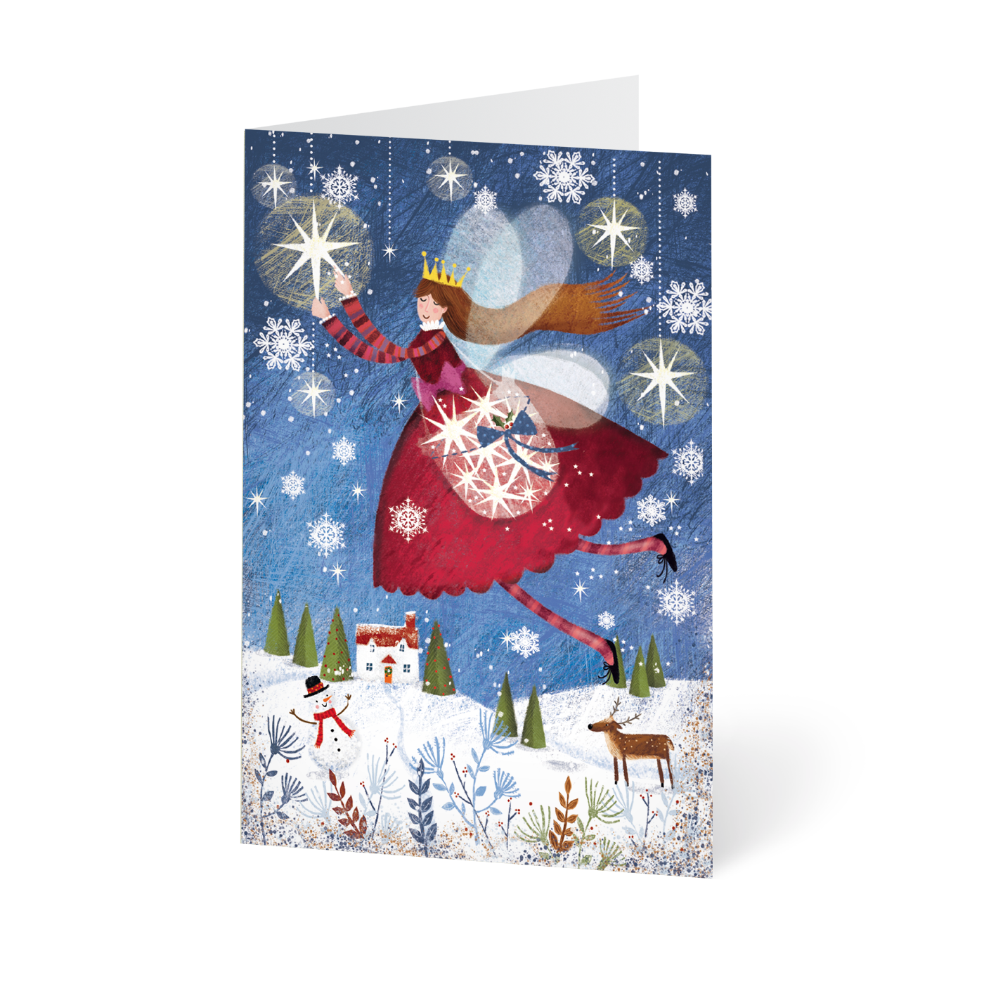Weihnachtskarte „Minikarten Weihnachtsboten“ kaufen im UNICEF Grußkartenshop. Bild 2