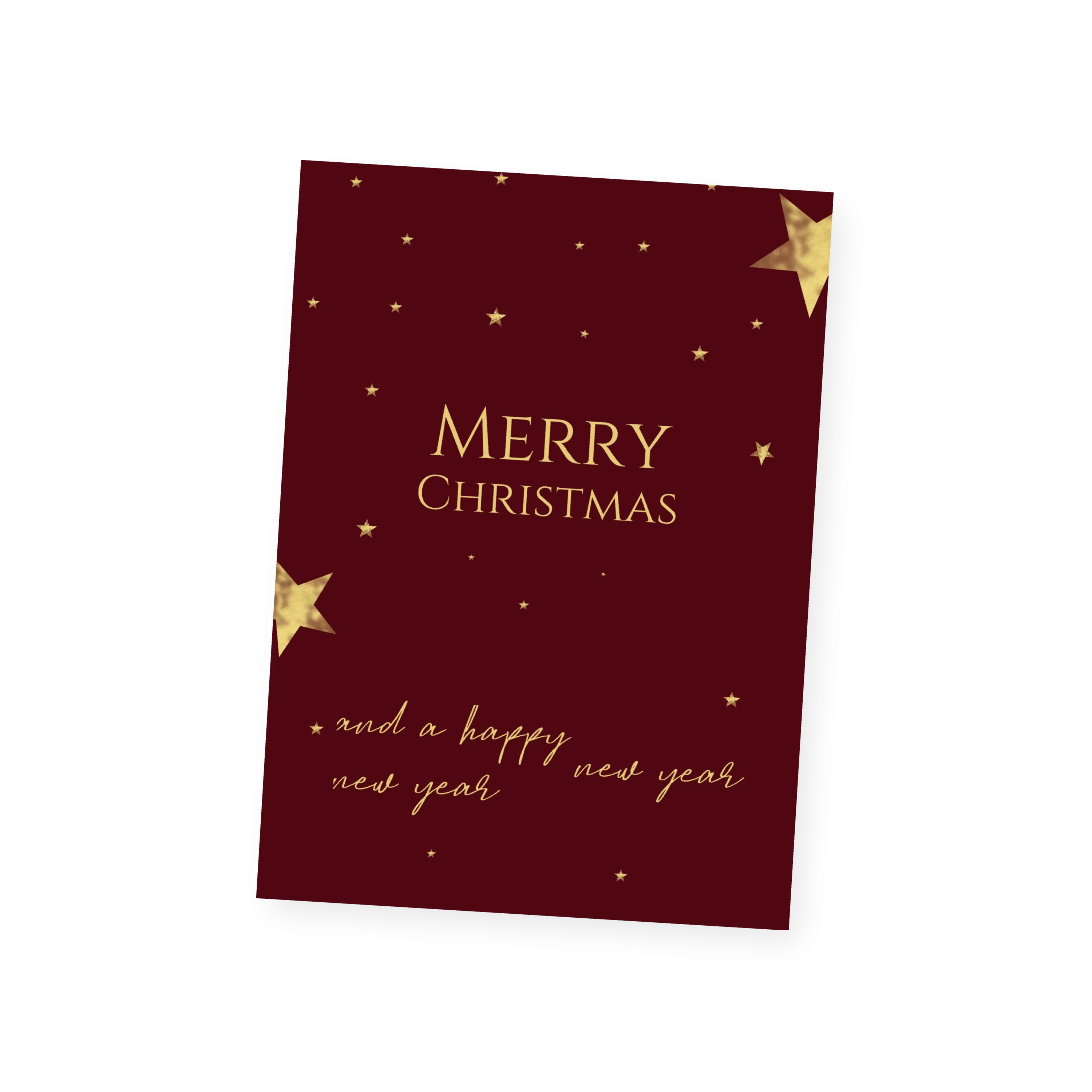 Golden Christmas Stars