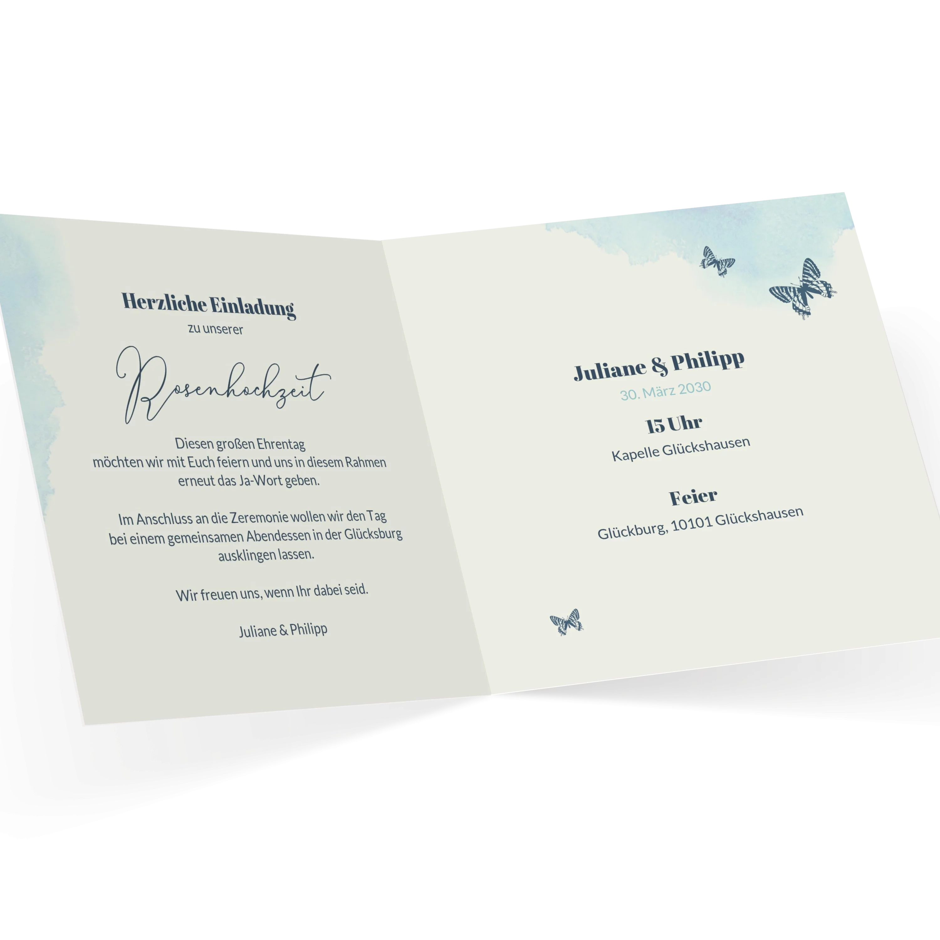 Florale Liebe Rosenhochzeit